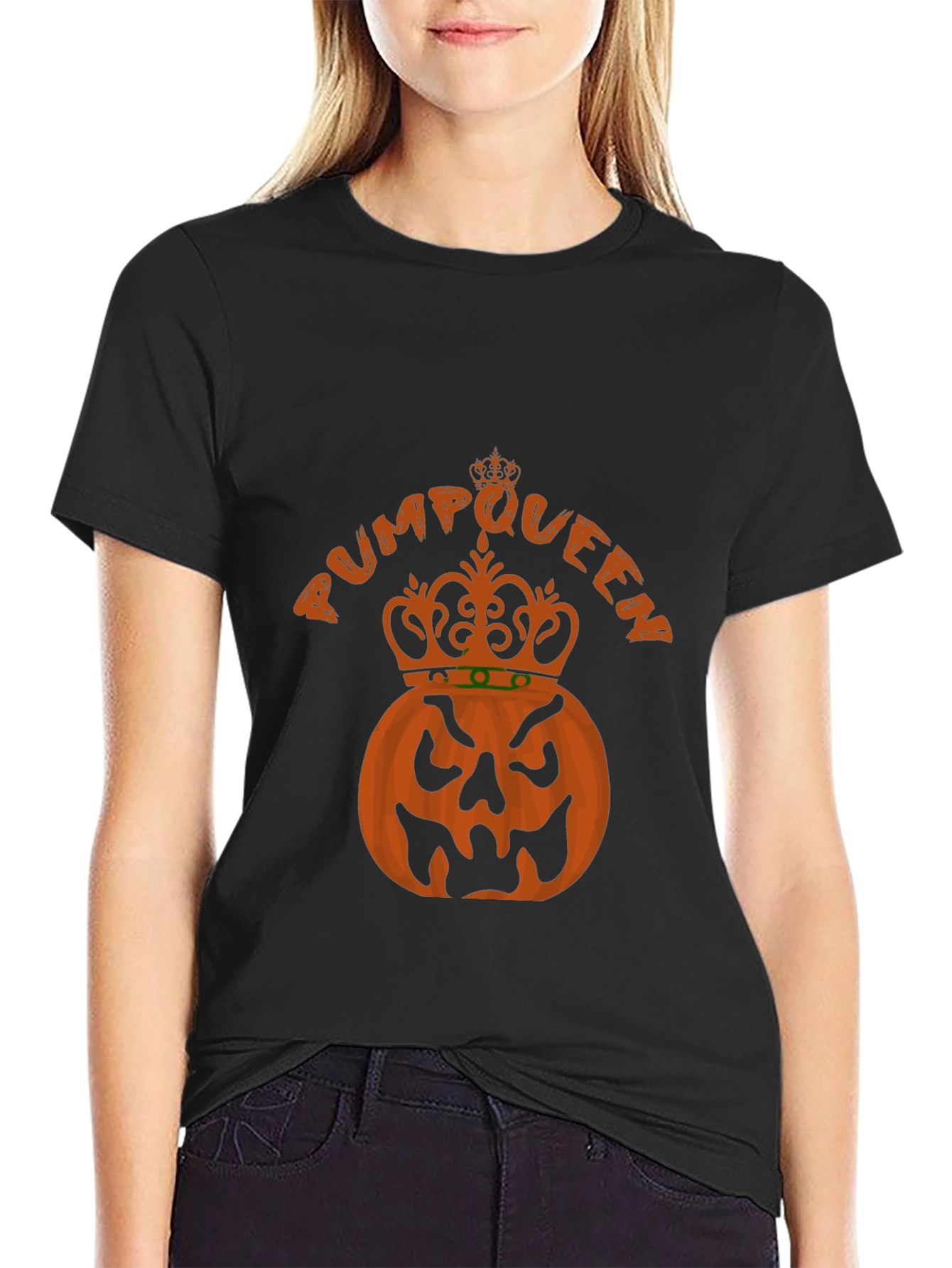 Pumpkin Queen Halloween T-Shirt