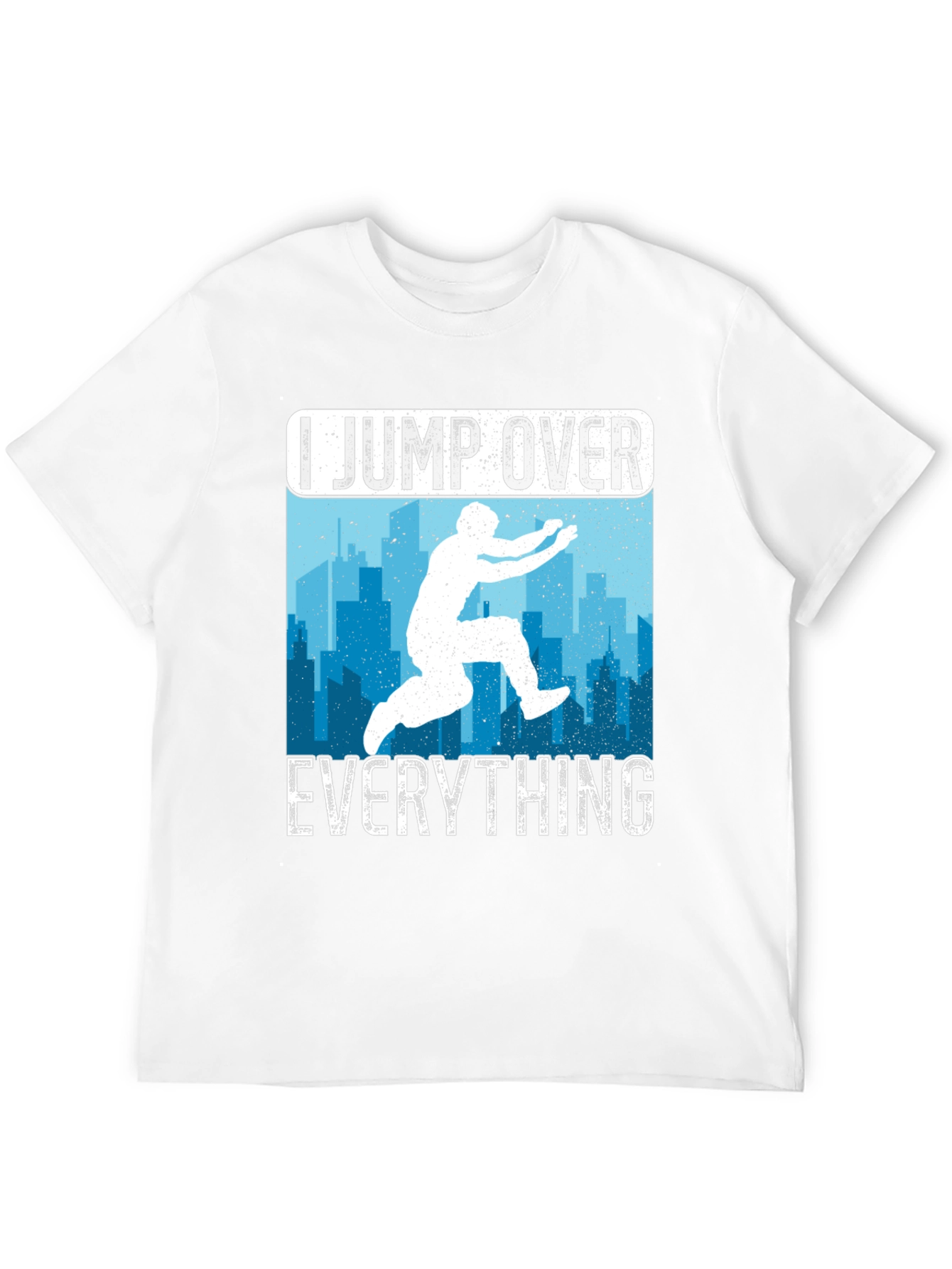 I Jump Over Everything Black T-Shirt