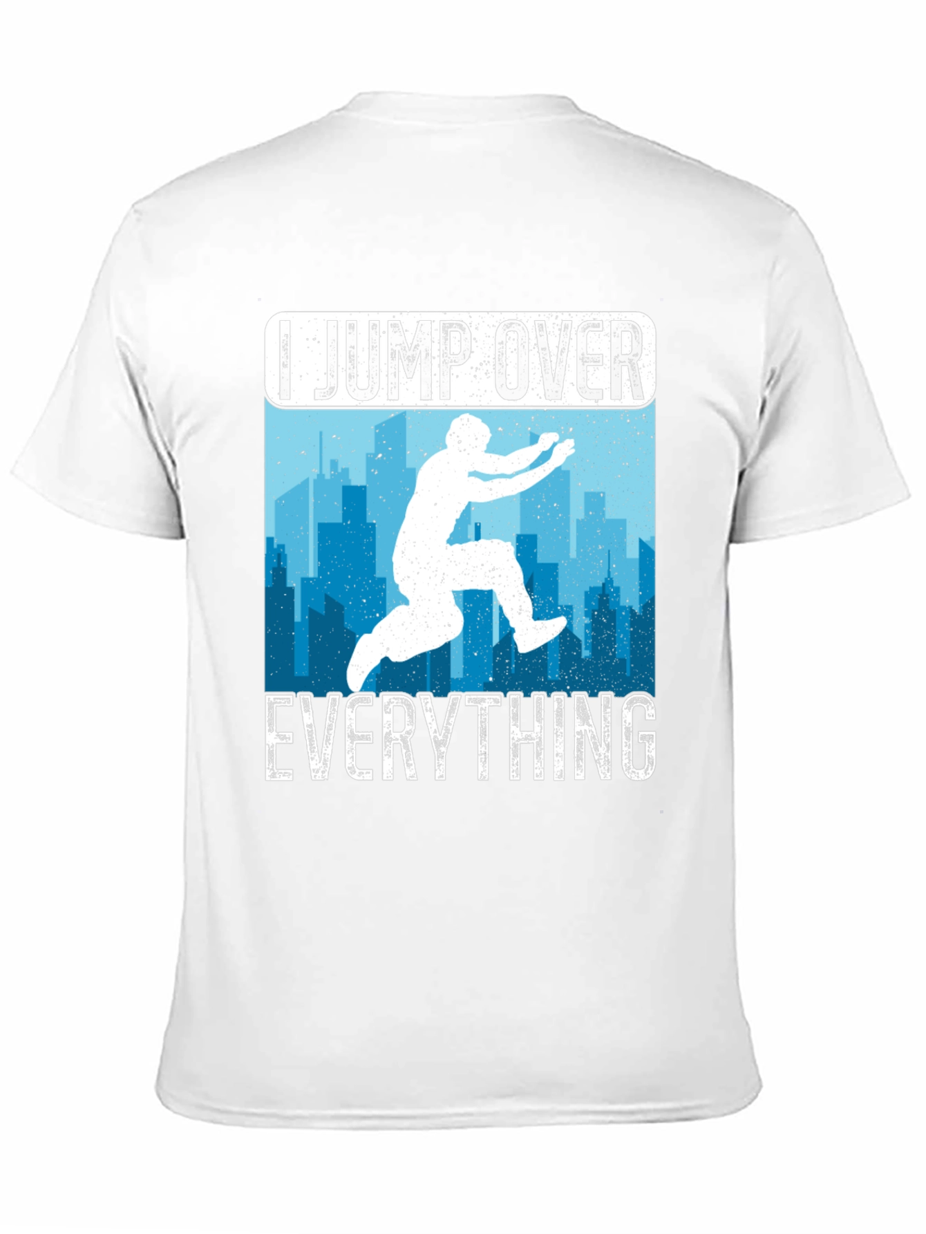 I Jump Over Everything Black T-Shirt