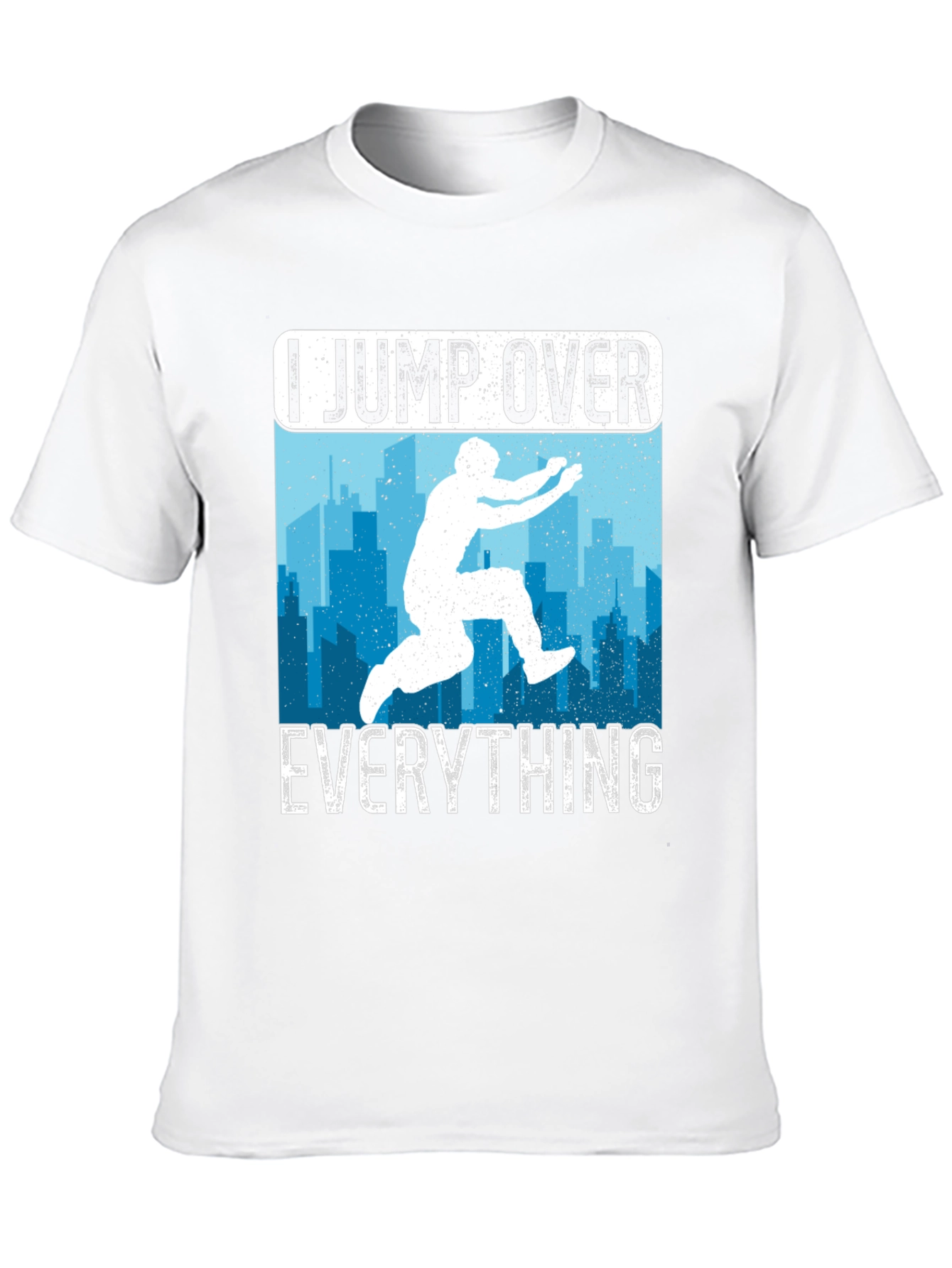 I Jump Over Everything Black T-Shirt