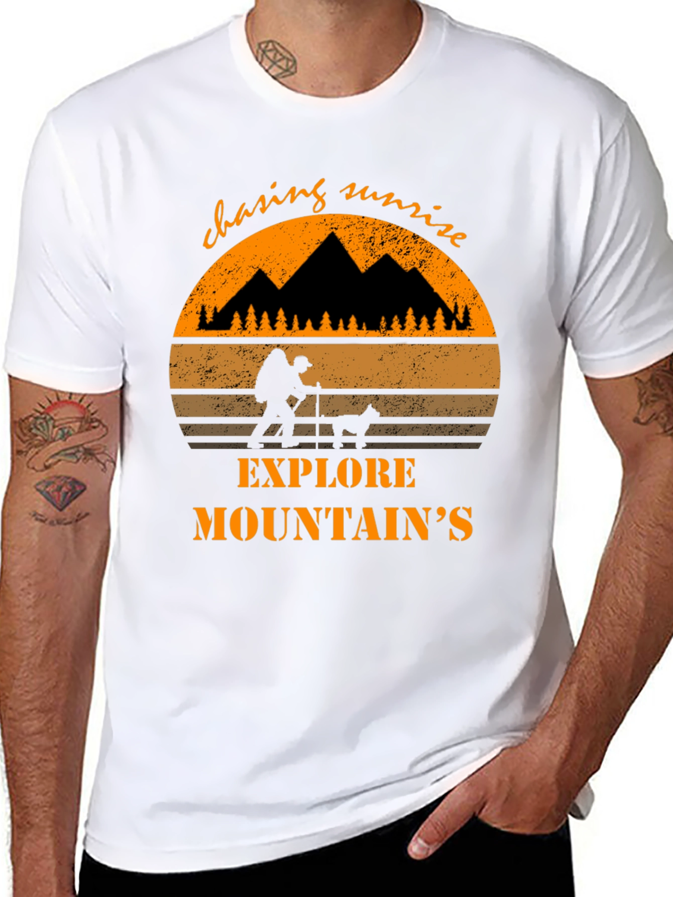 Explore Mountains Graphic T-Shirt