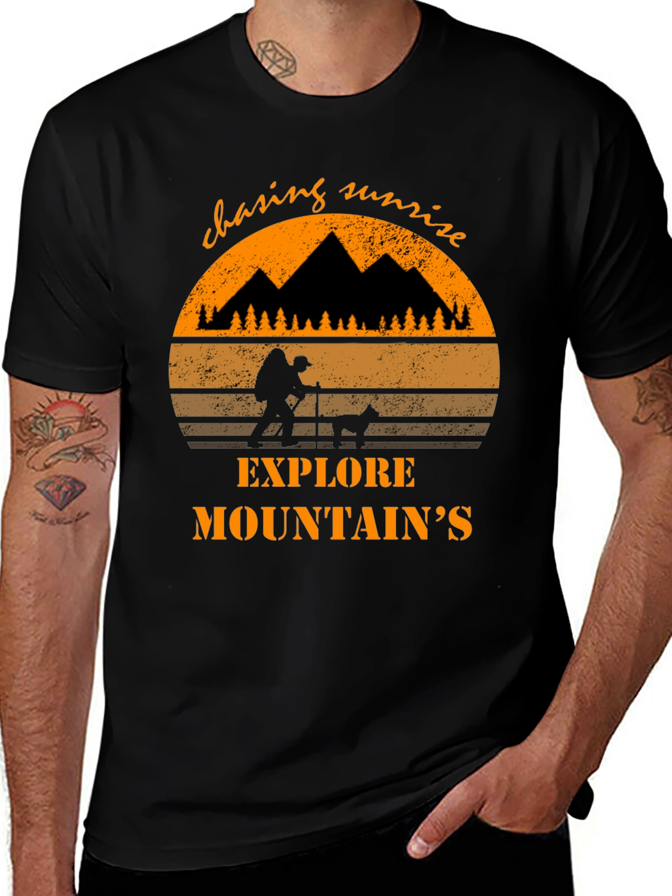 Explore Mountains Graphic T-Shirt