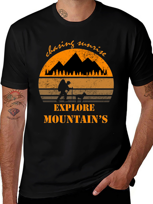 Explore Mountains Graphic T-Shirt