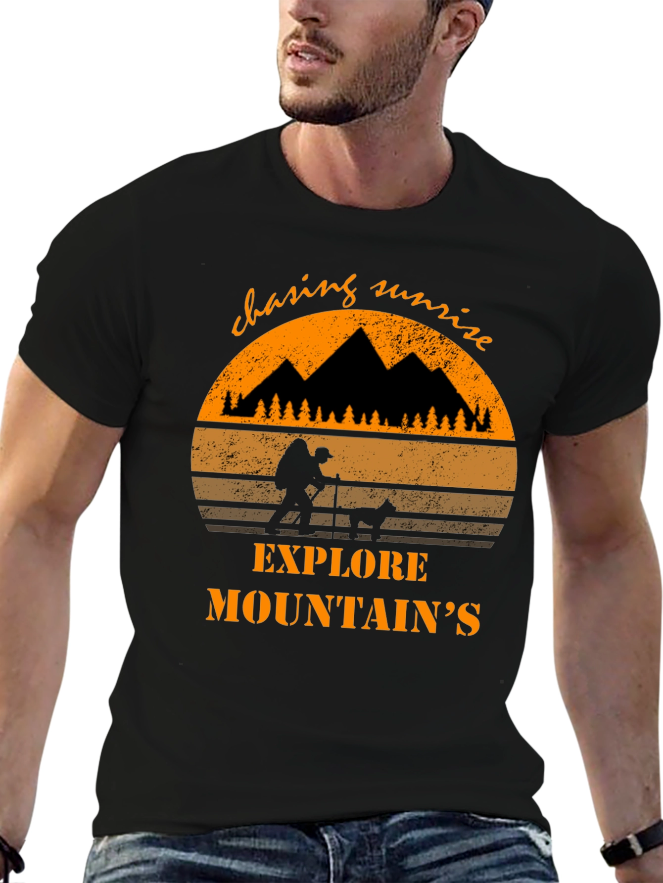 Explore Mountains Graphic T-Shirt