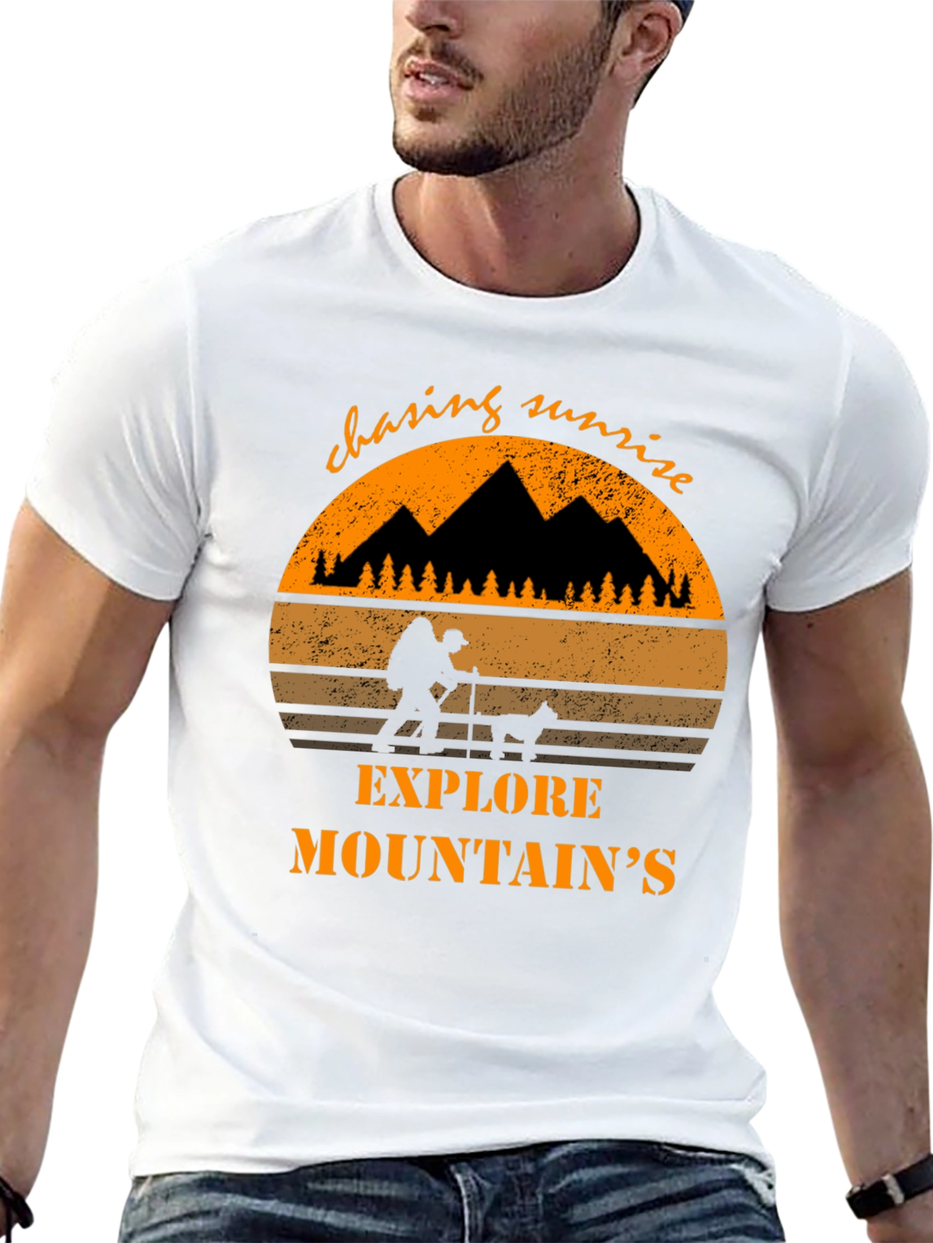 Explore Mountains Graphic T-Shirt