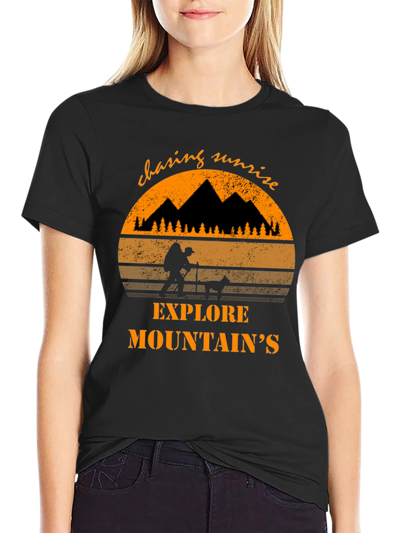 Explore Mountains Graphic T-Shirt