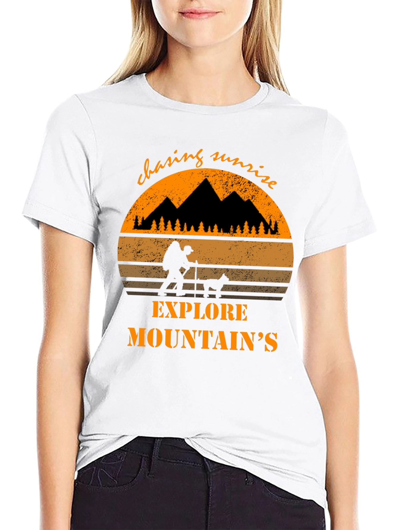 Explore Mountains Graphic T-Shirt