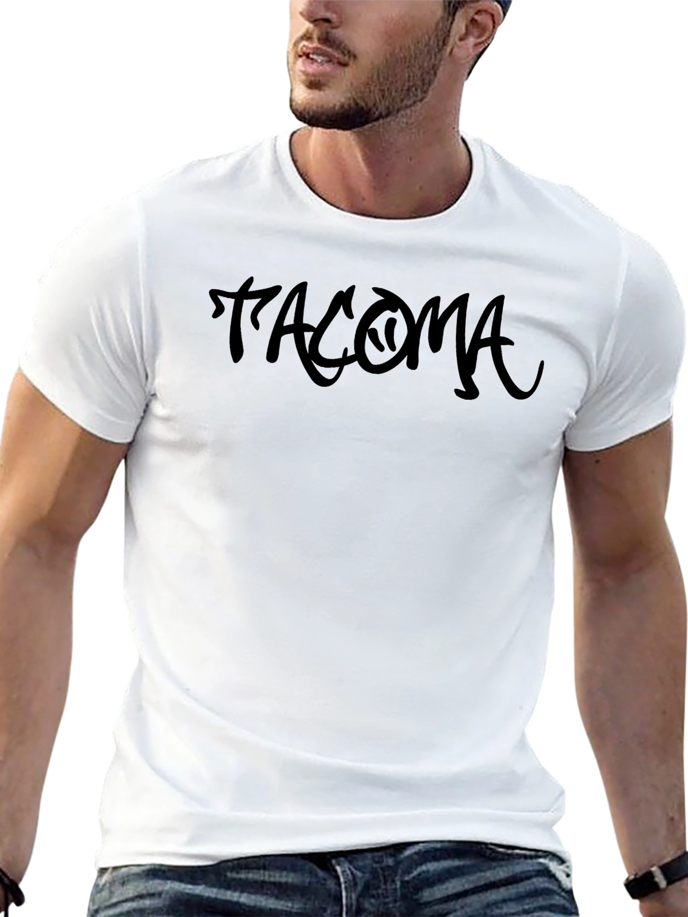 Tacoma Text Graphic Tee - Classic Comfort