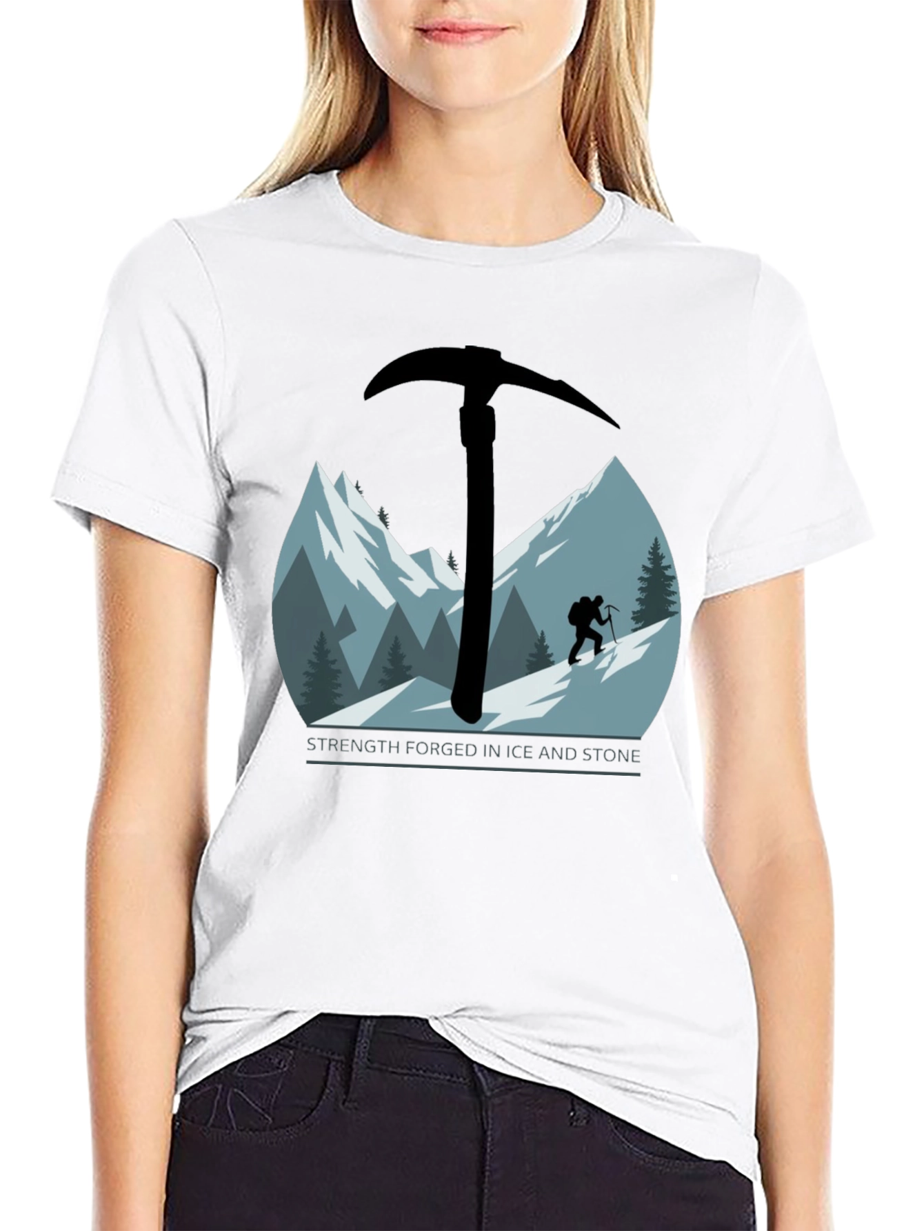 Climbing Ice Axe Graphic T-Shirt