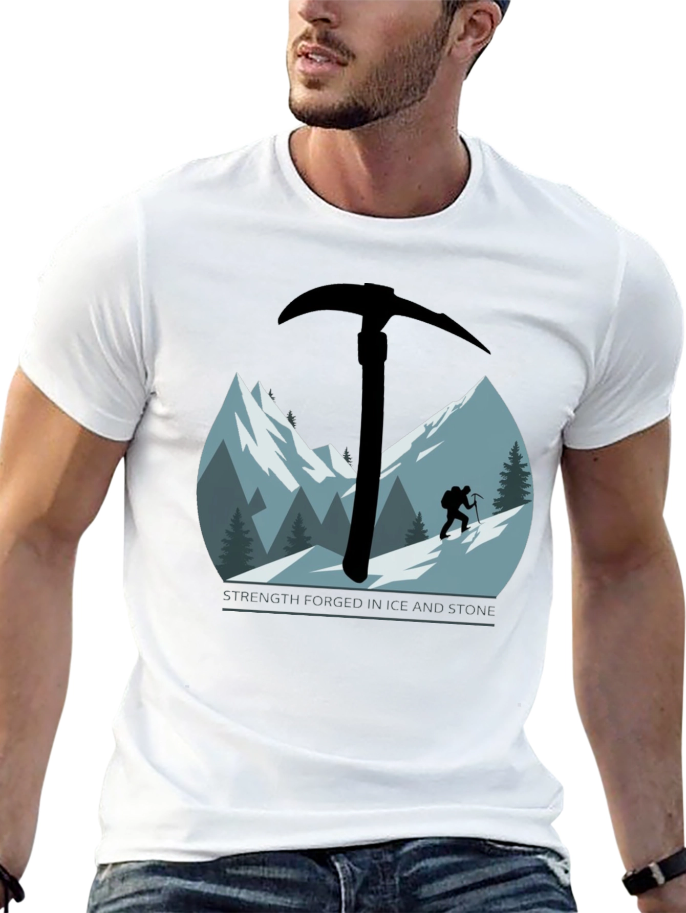 Climbing Ice Axe Graphic T-Shirt