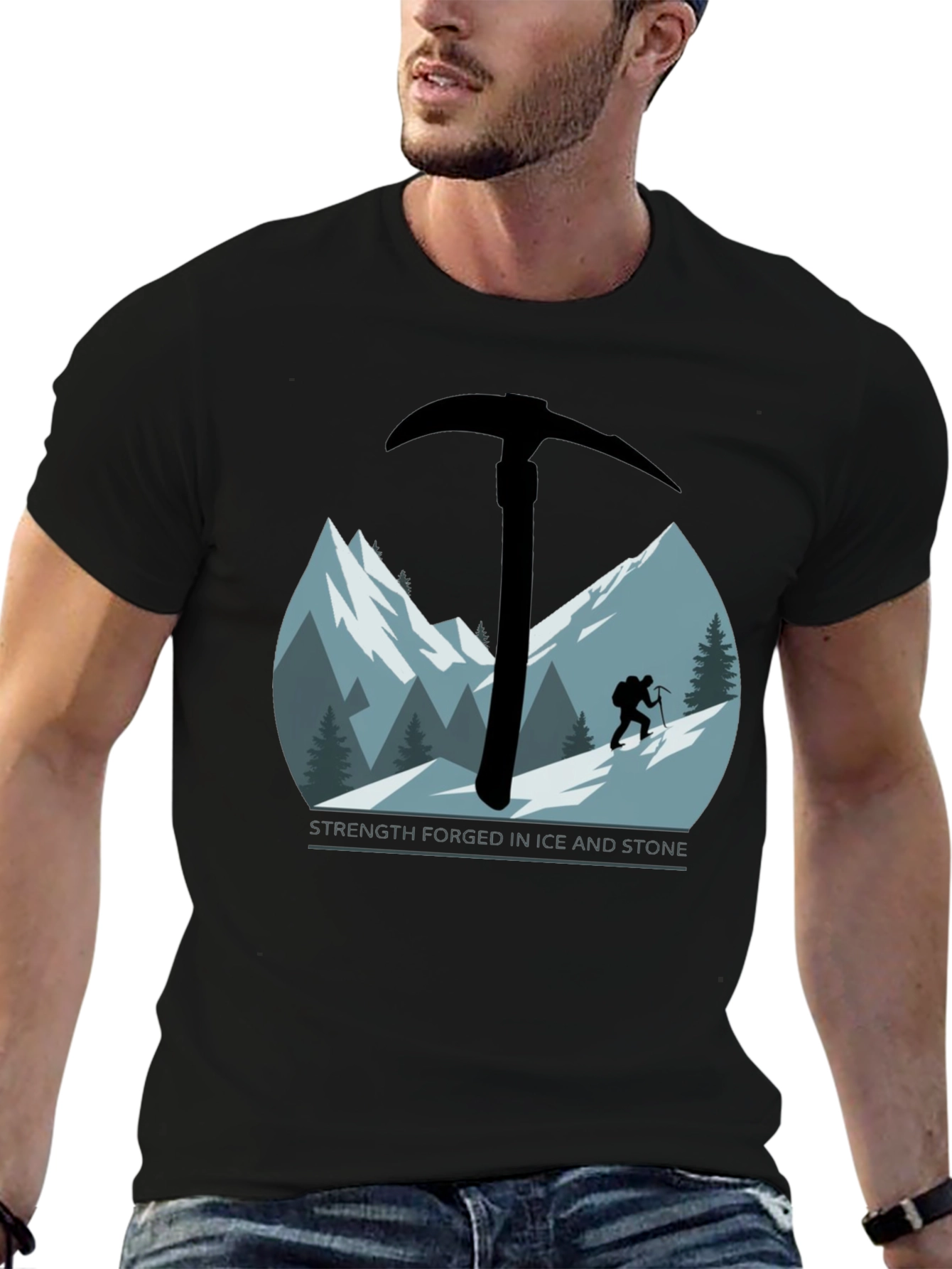 Climbing Ice Axe Graphic T-Shirt