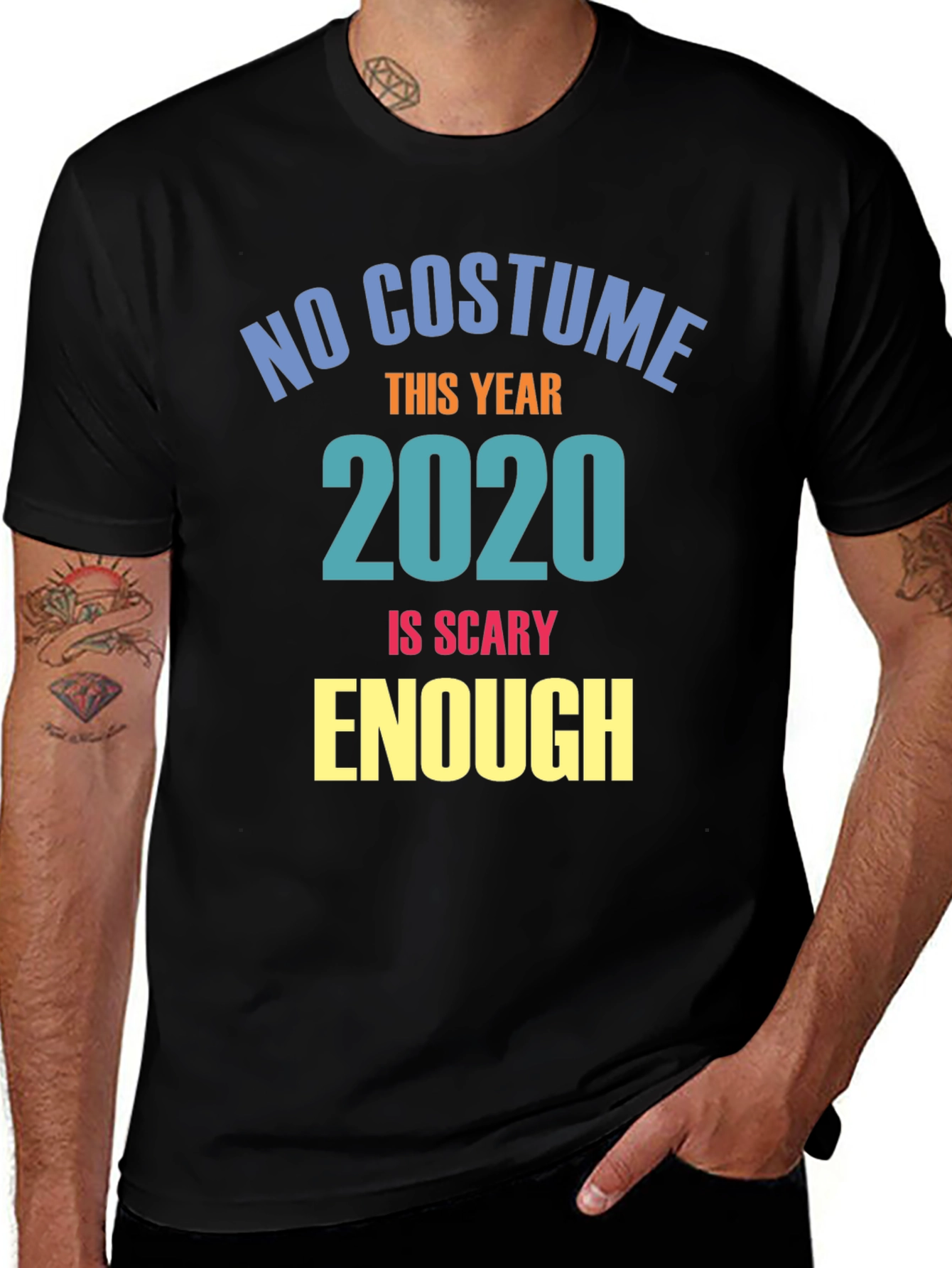 No Costume This Year 2020 Scary T-Shirt
