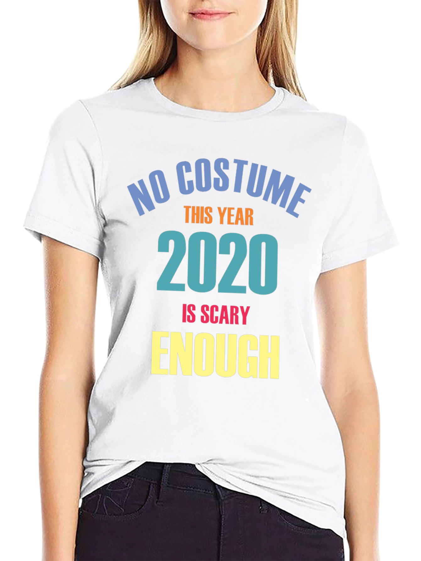 No Costume This Year 2020 Scary T-Shirt