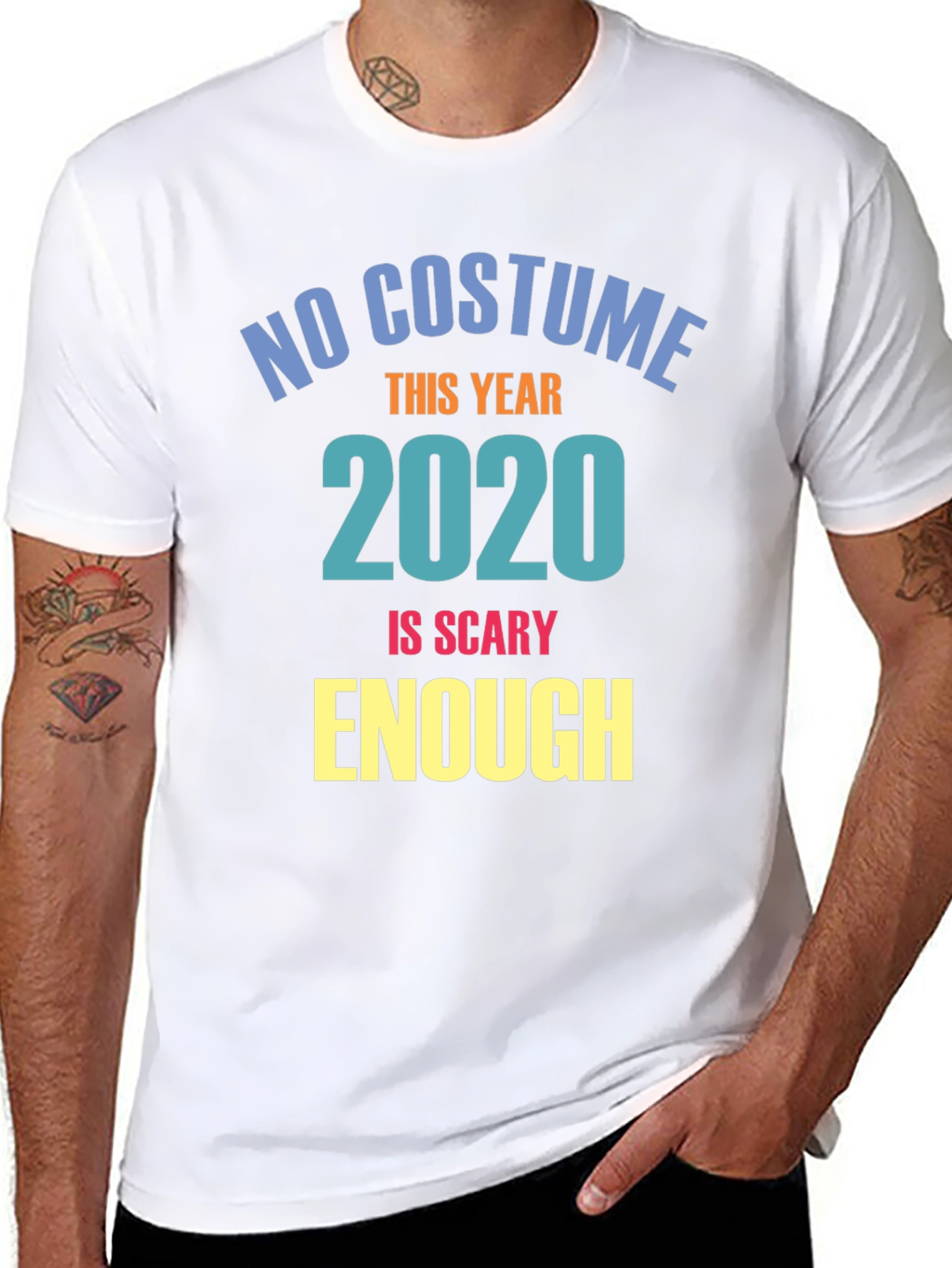 No Costume This Year 2020 Scary T-Shirt