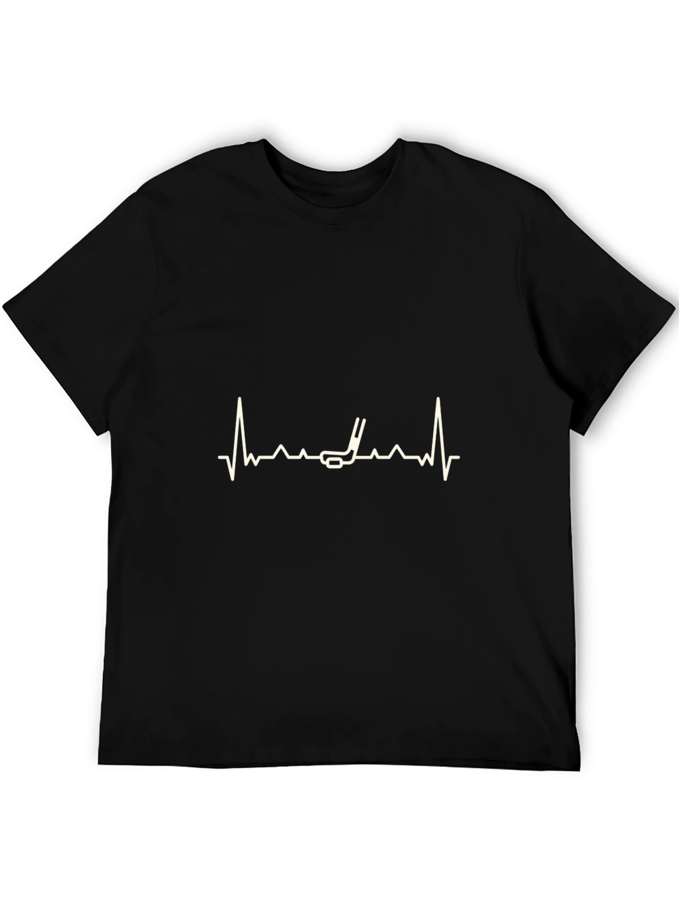 Golf Heartbeat T-Shirt - Golfers Pulse