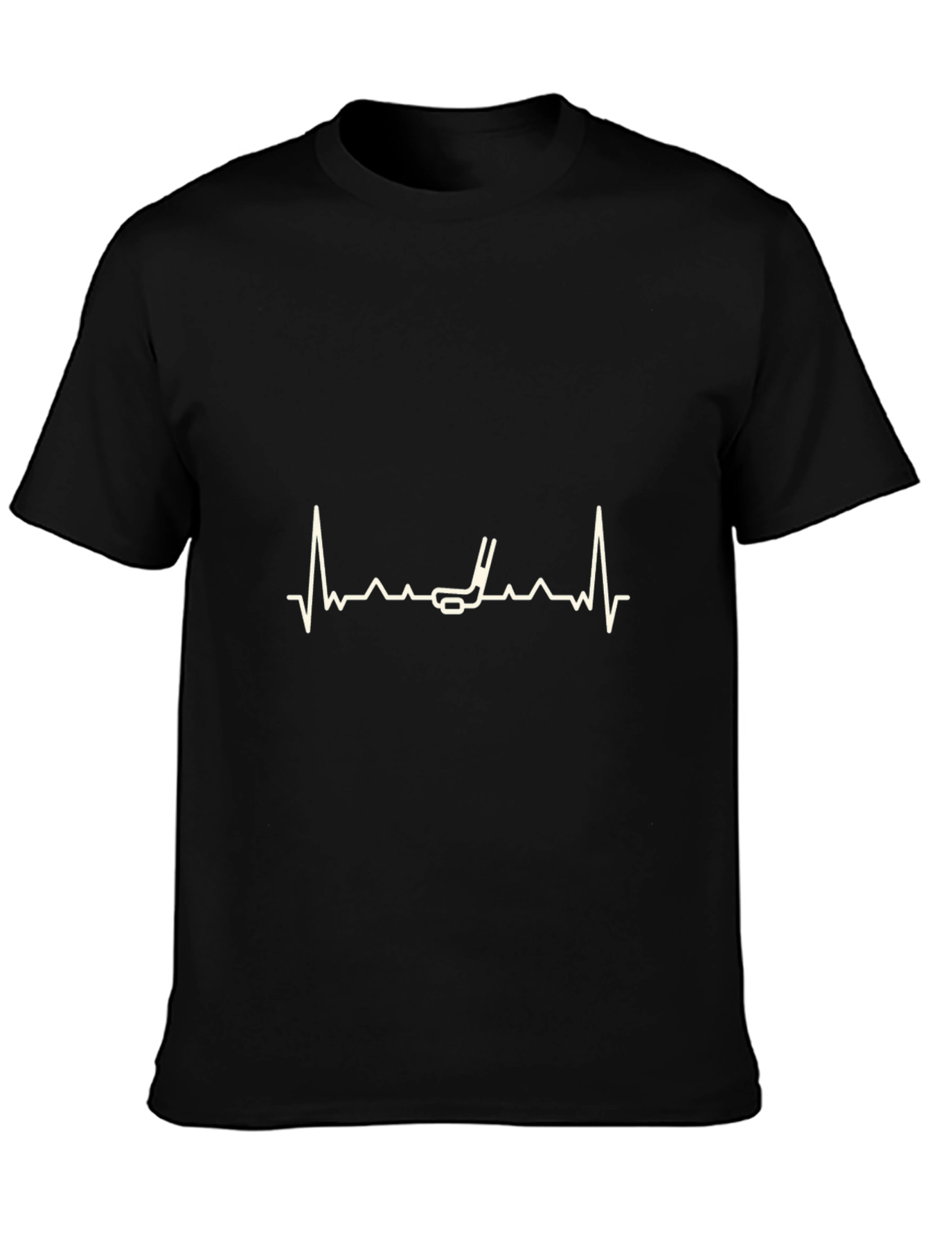 Golf Heartbeat T-Shirt - Golfers Pulse