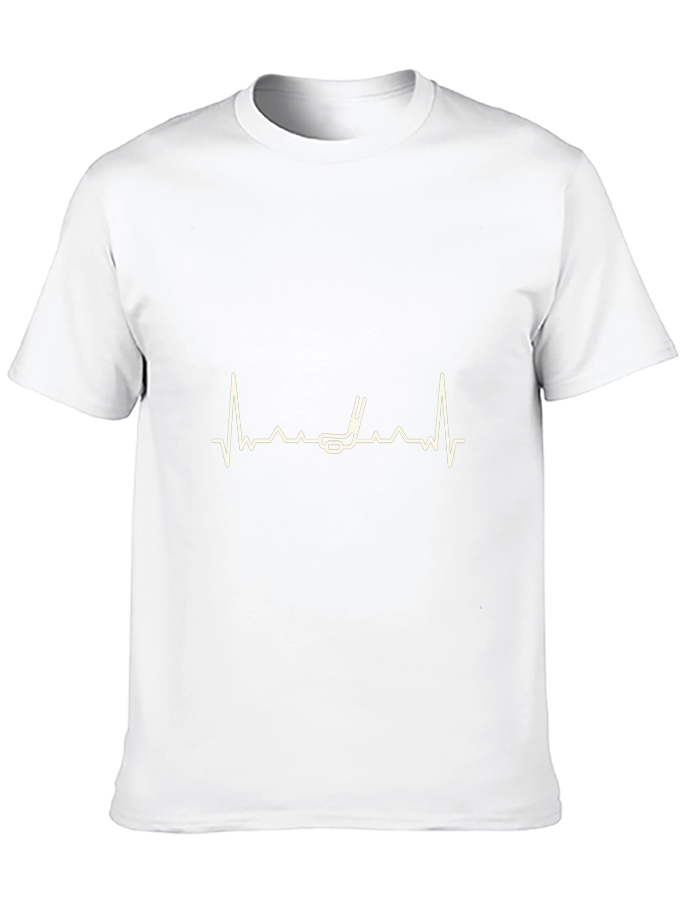 Golf Heartbeat T-Shirt - Golfers Pulse