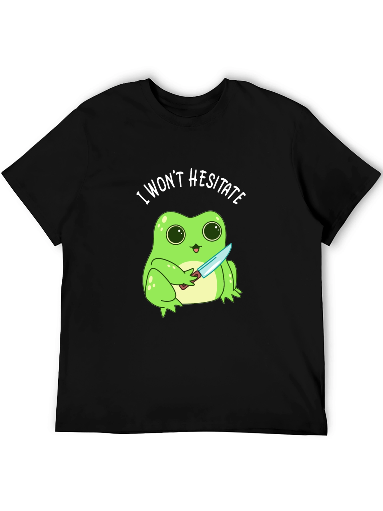 I Wont Hesitate Frog T-Shirt - Funny Graphic Tee