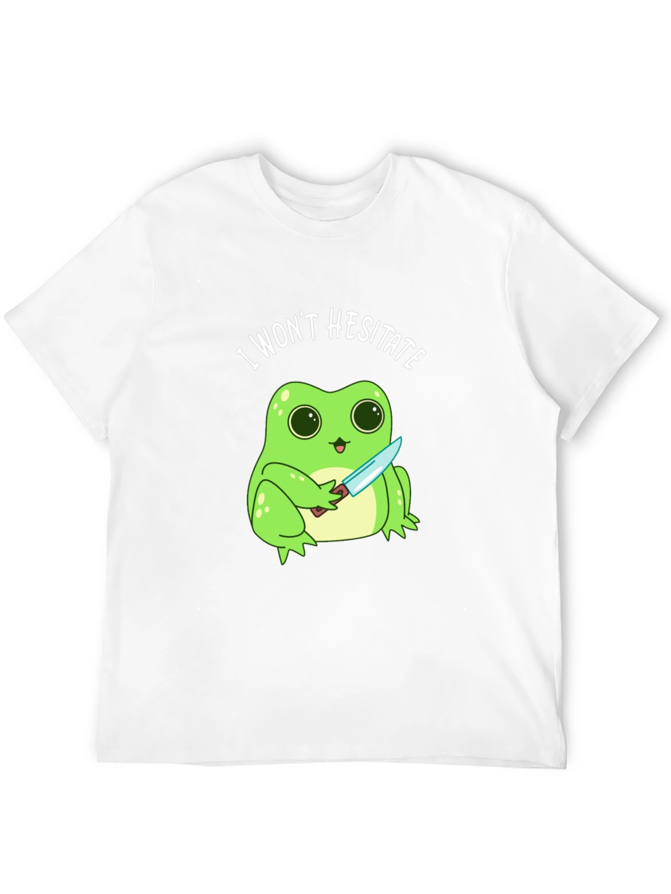 I Wont Hesitate Frog T-Shirt - Funny Graphic Tee