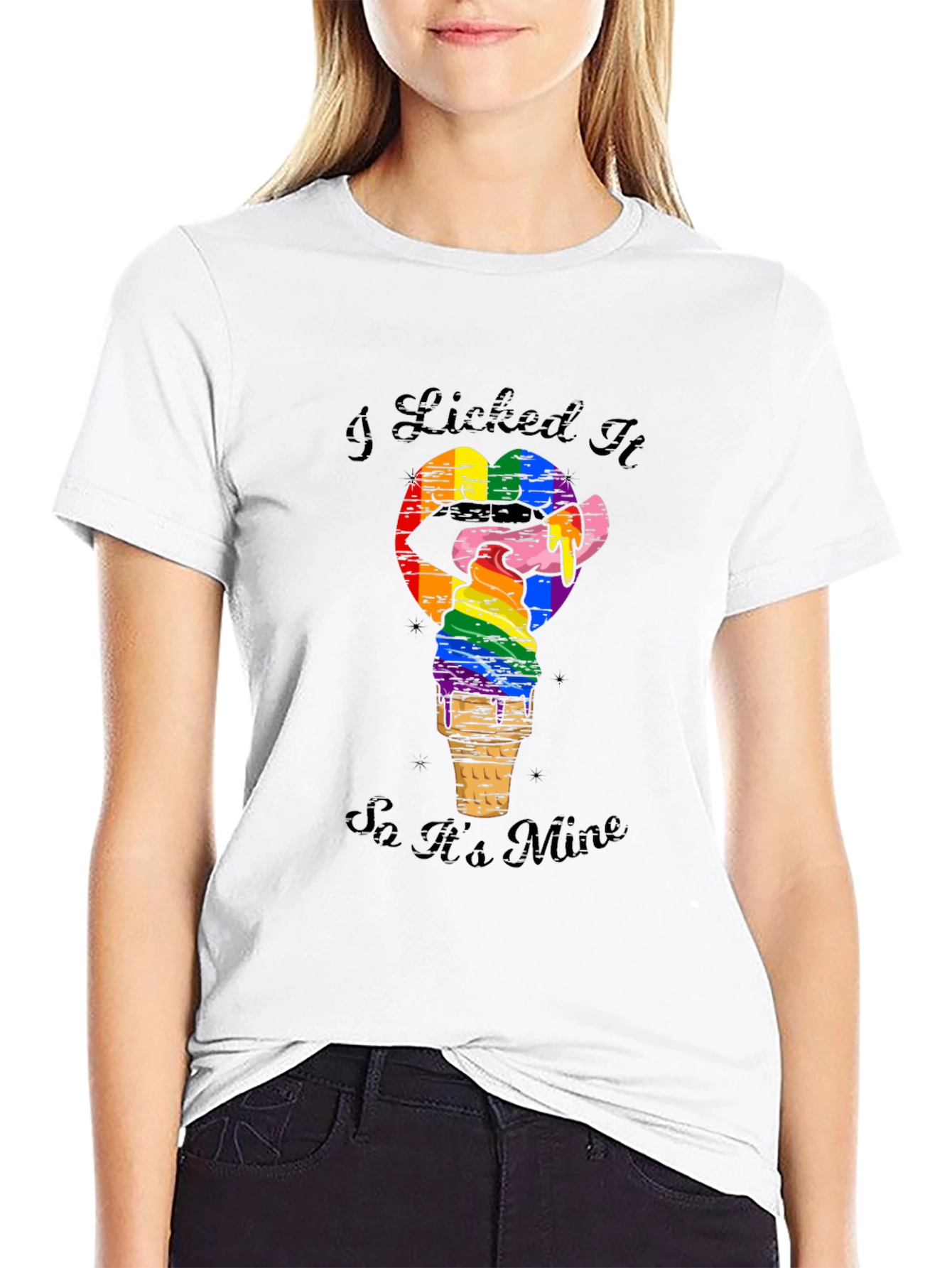I Licked It So Its Mine Pride T-Shirt