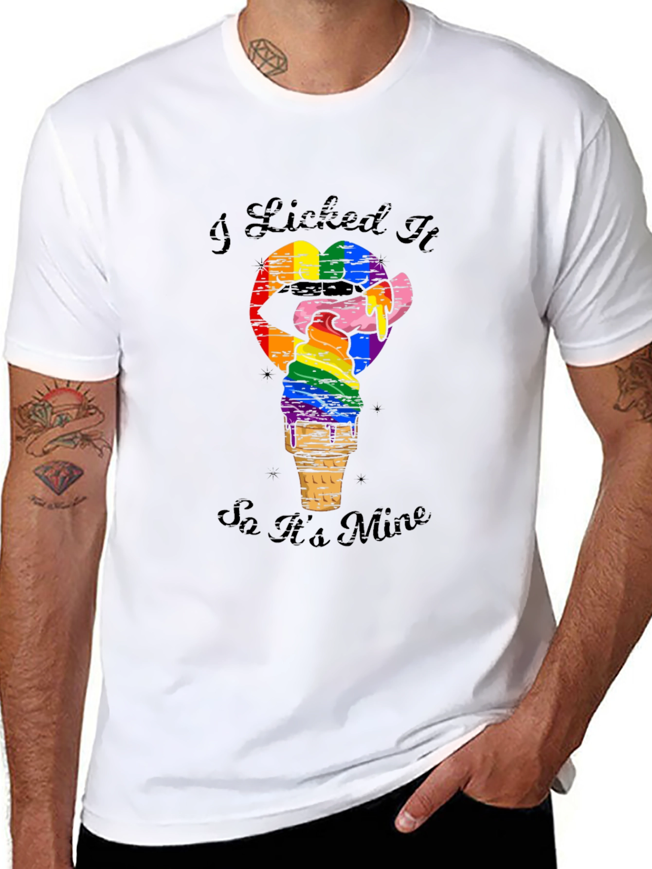 I Licked It So Its Mine Pride T-Shirt