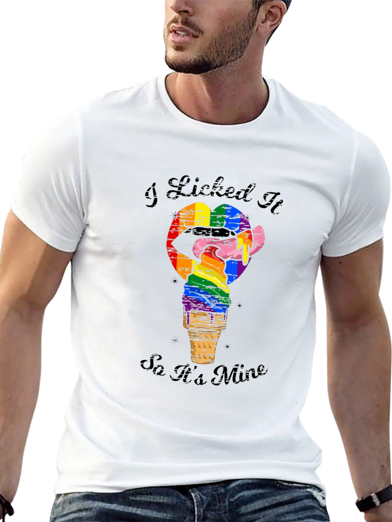 I Licked It So Its Mine Pride T-Shirt