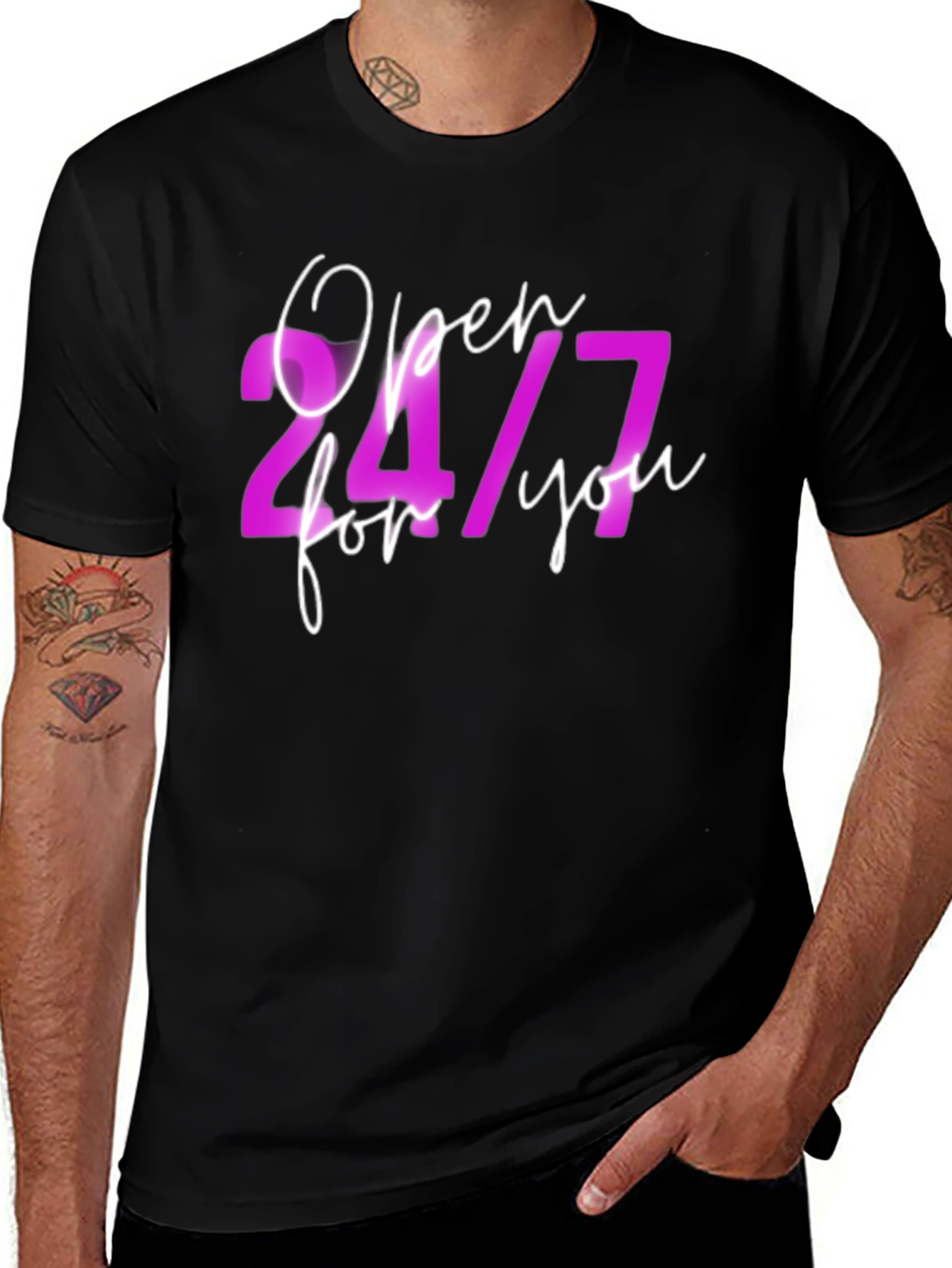 Open 24/7 for you Graphic T-Shirt