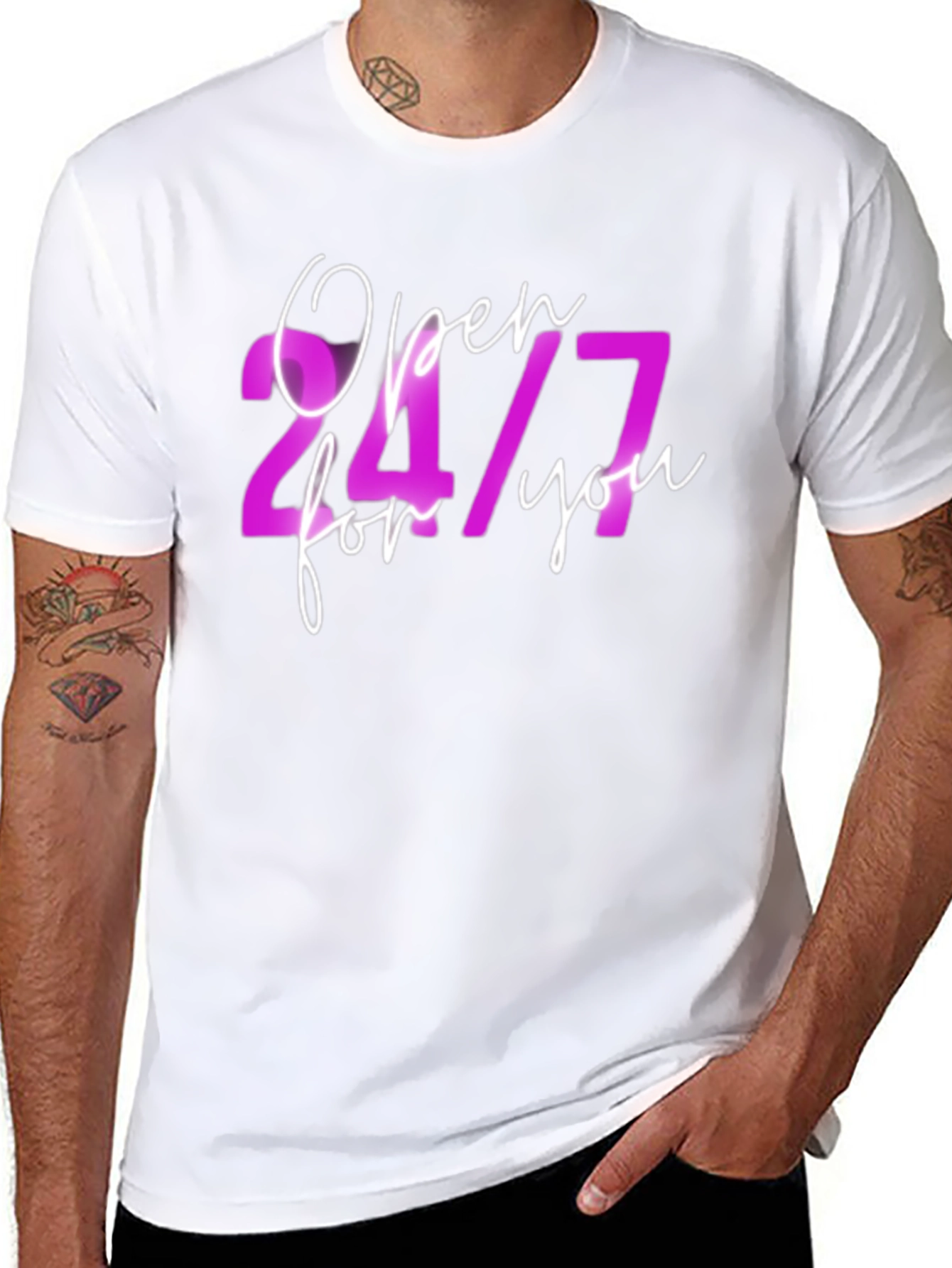 Open 24/7 for you Graphic T-Shirt