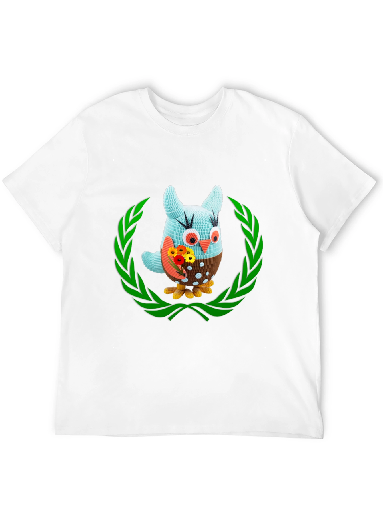 Owl & Flowers Graphic T-Shirt