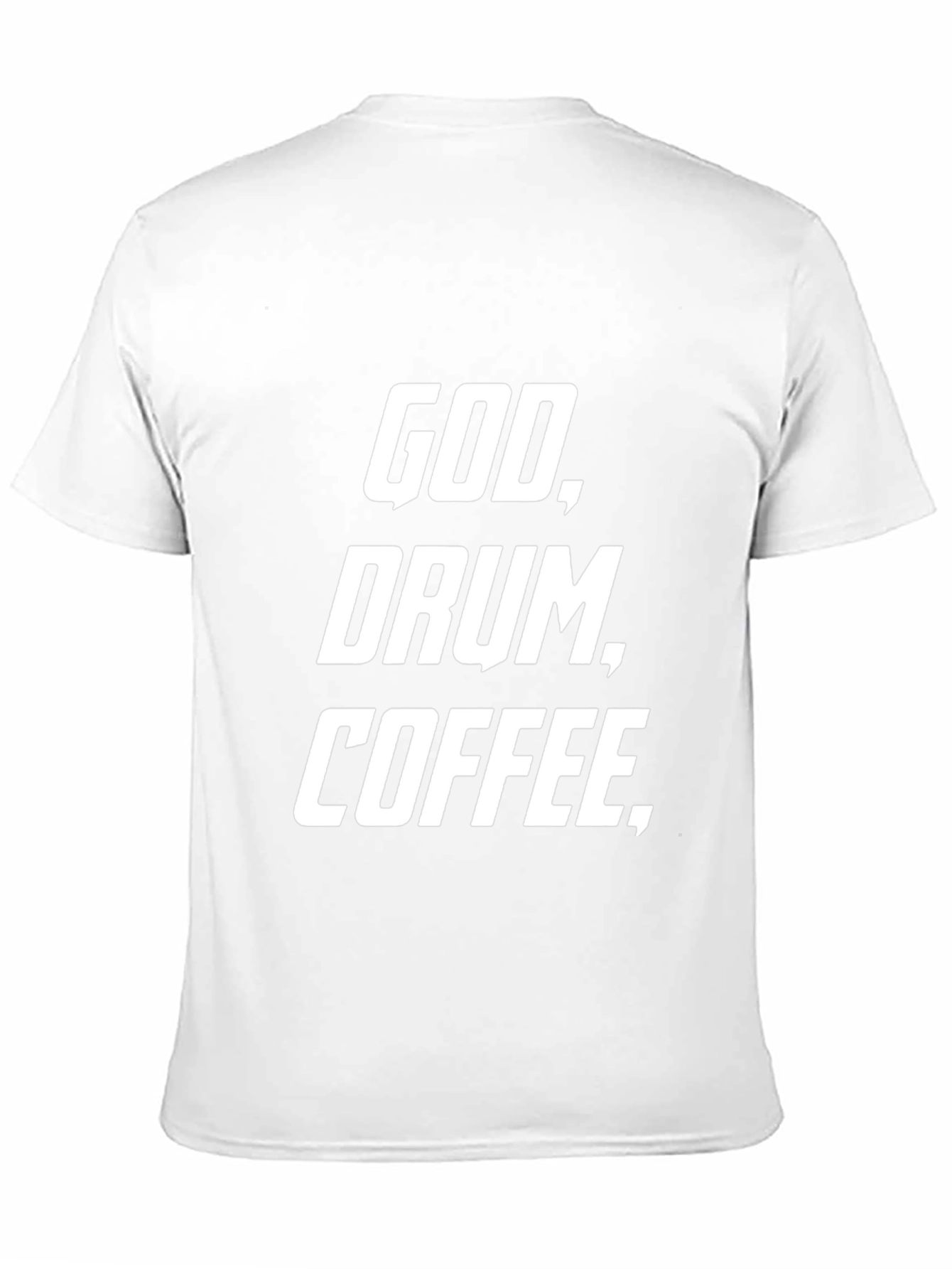 God Drum Coffee Black Graphic Tee