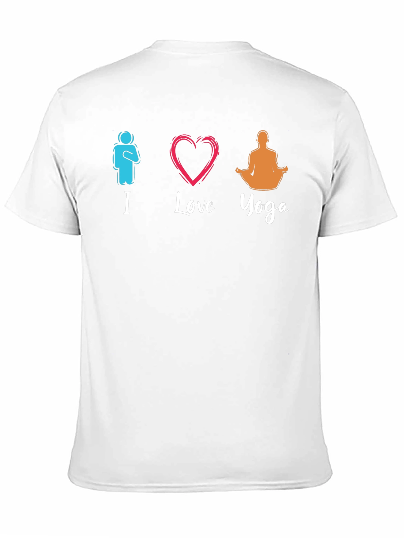 I Love Yoga Graphic T-Shirt - Relaxed Fit