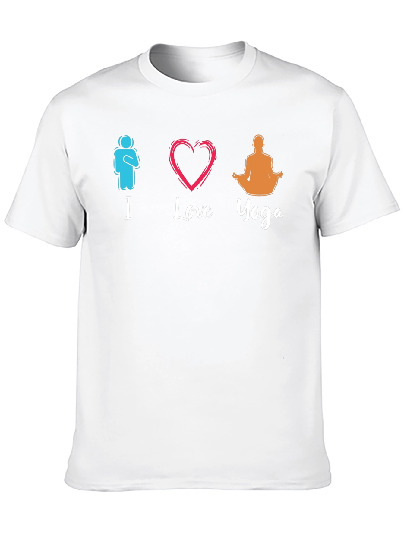 I Love Yoga Graphic T-Shirt - Relaxed Fit