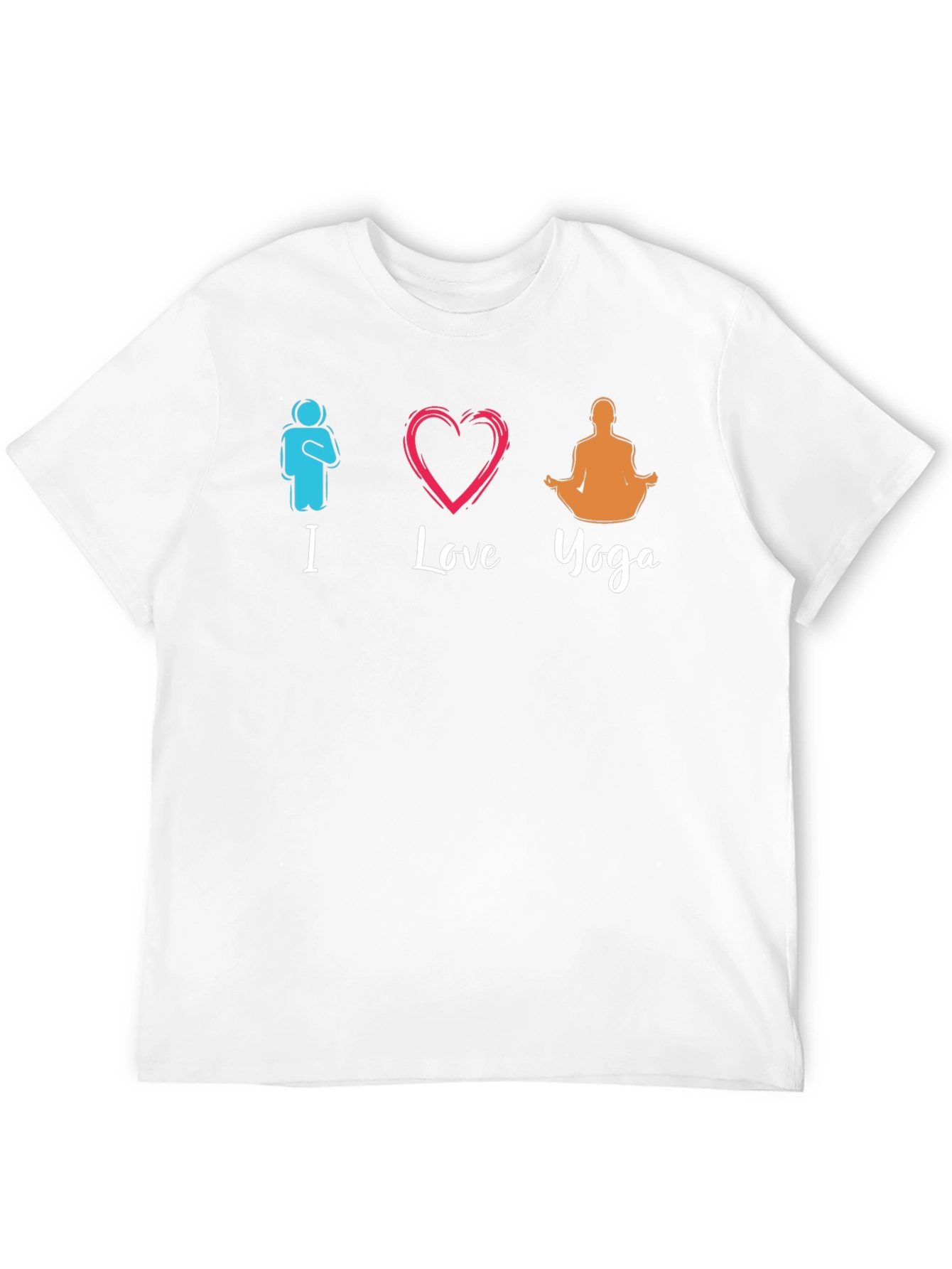 I Love Yoga Graphic T-Shirt - Relaxed Fit