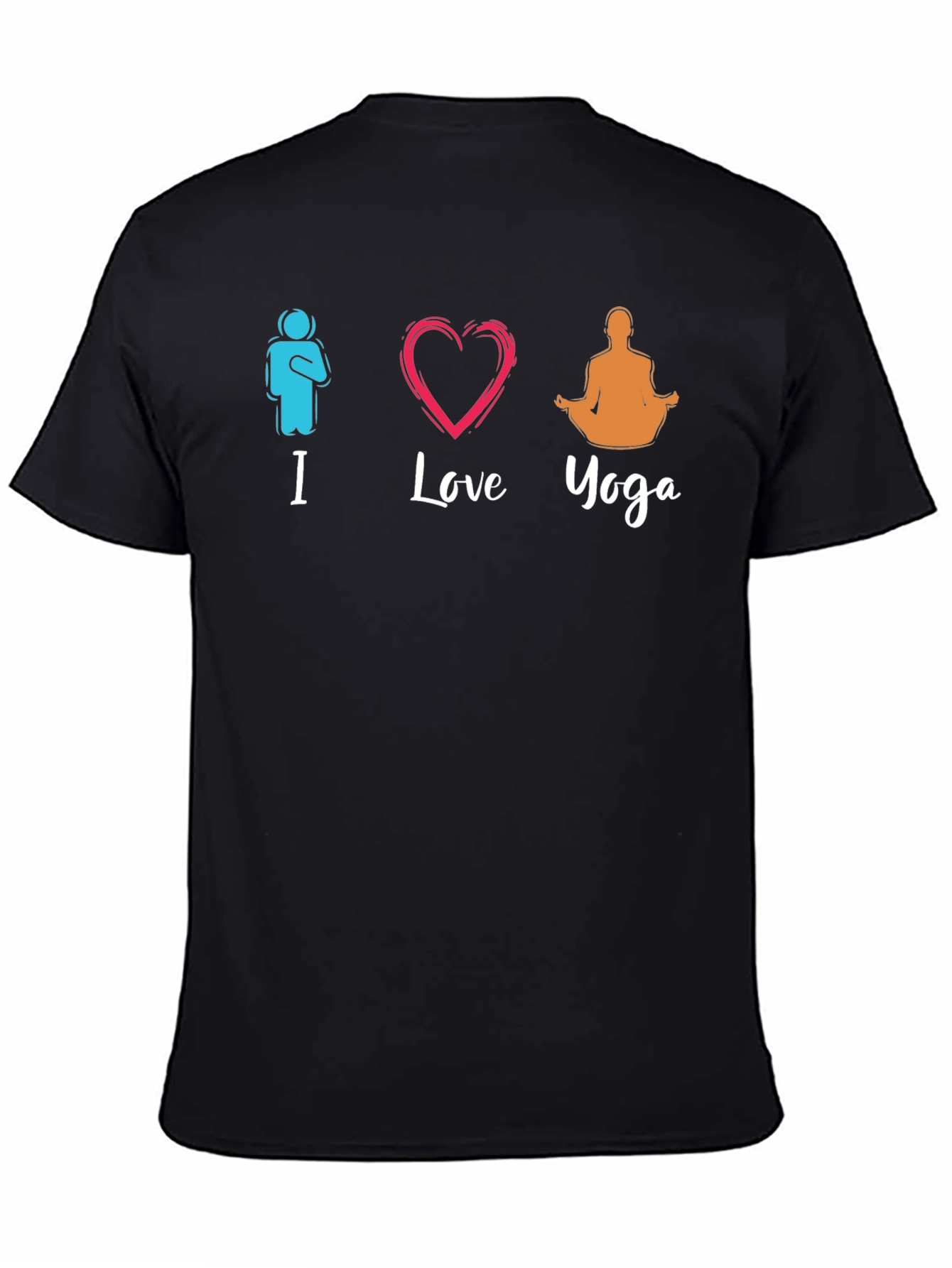 I Love Yoga Graphic T-Shirt - Relaxed Fit