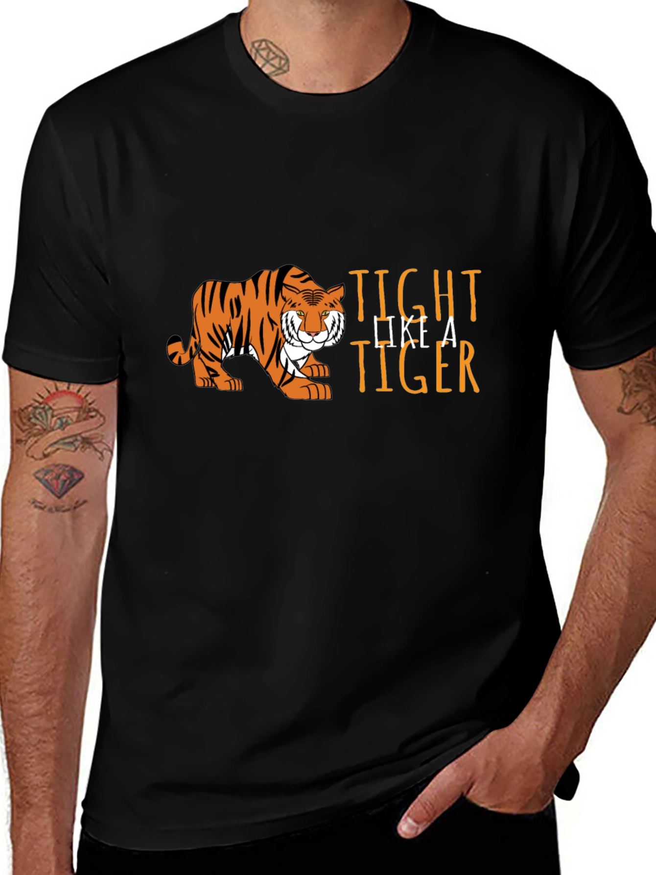 Tight Like A Tiger Graphic T-Shirt