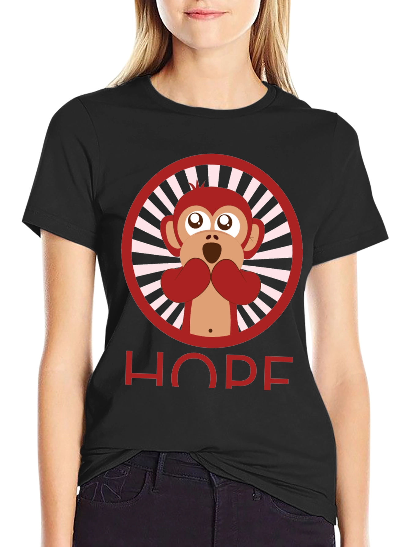 Monkey Hope T-Shirt - Mens Graphic Tee