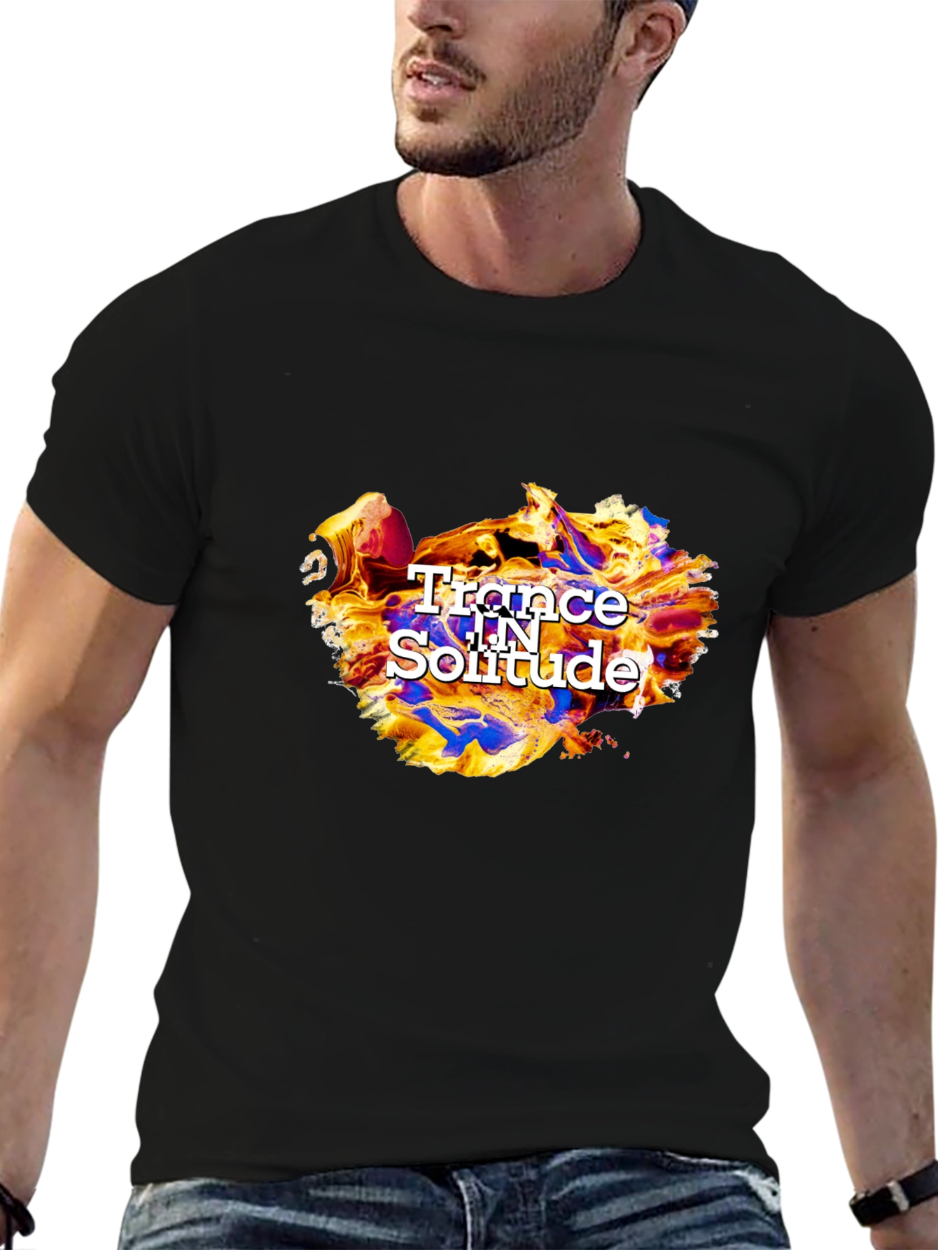 Trance in Solitude Black T-Shirt