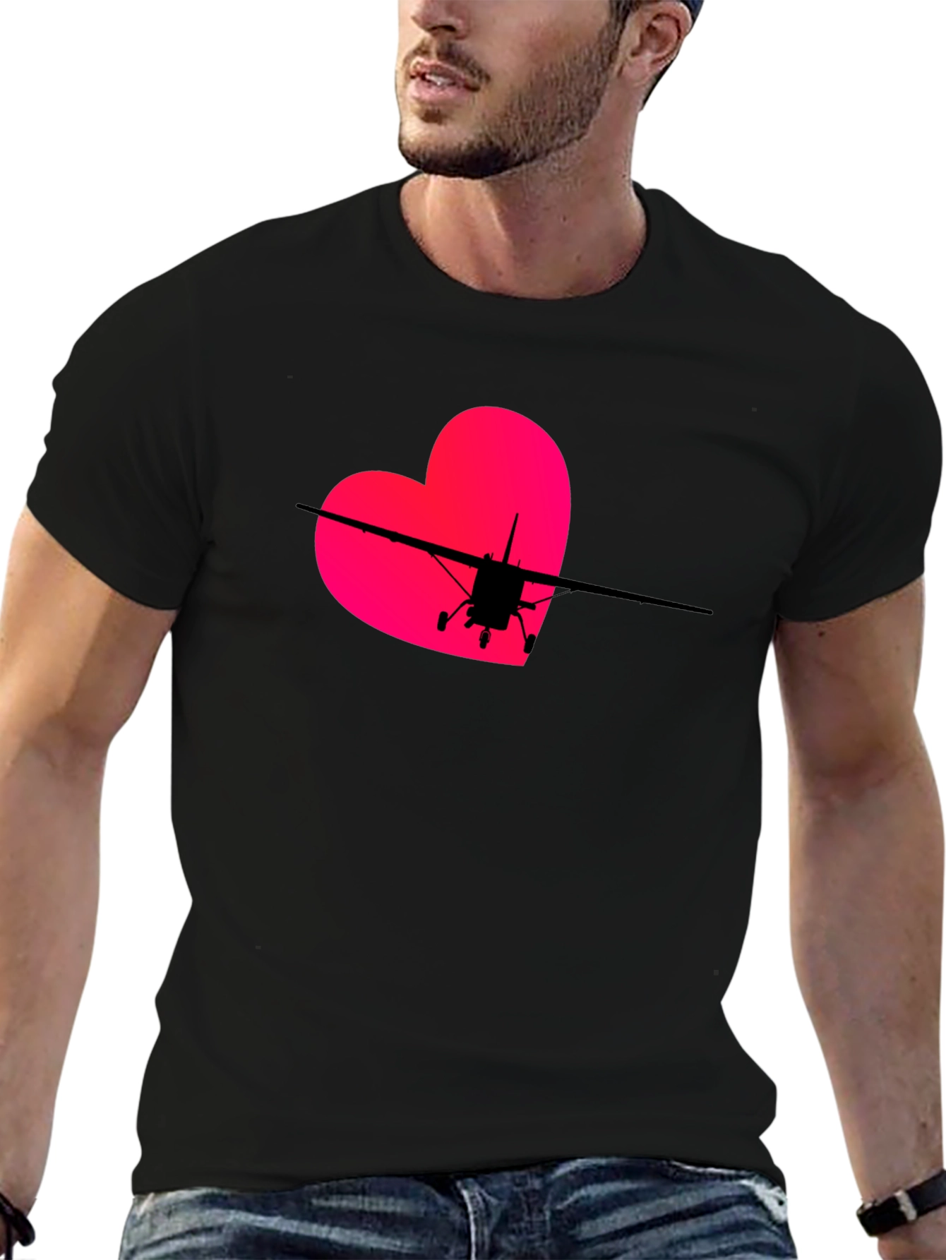 Pilot Heart T-Shirt - Aviation Love
