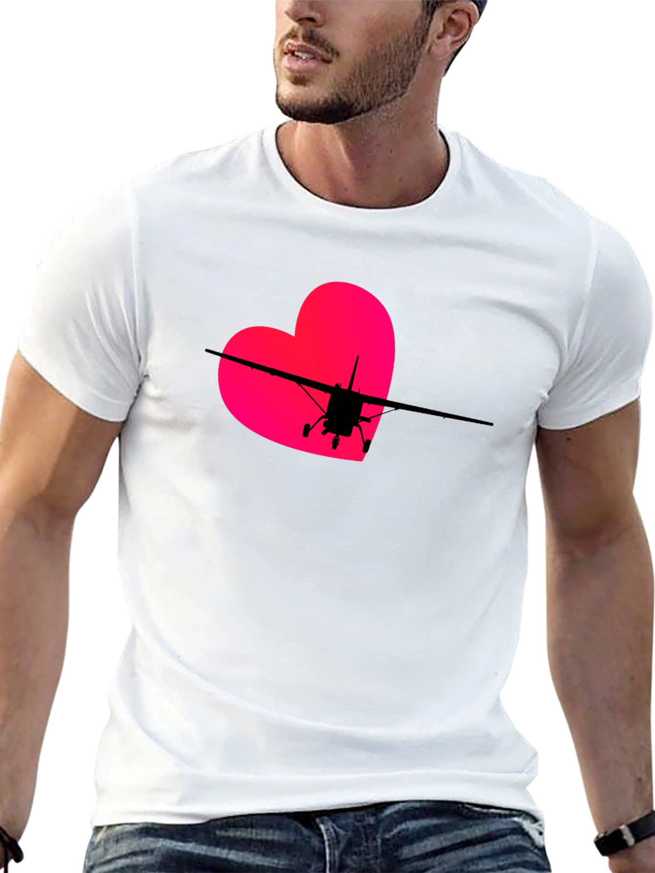 Pilot Heart T-Shirt - Aviation Love