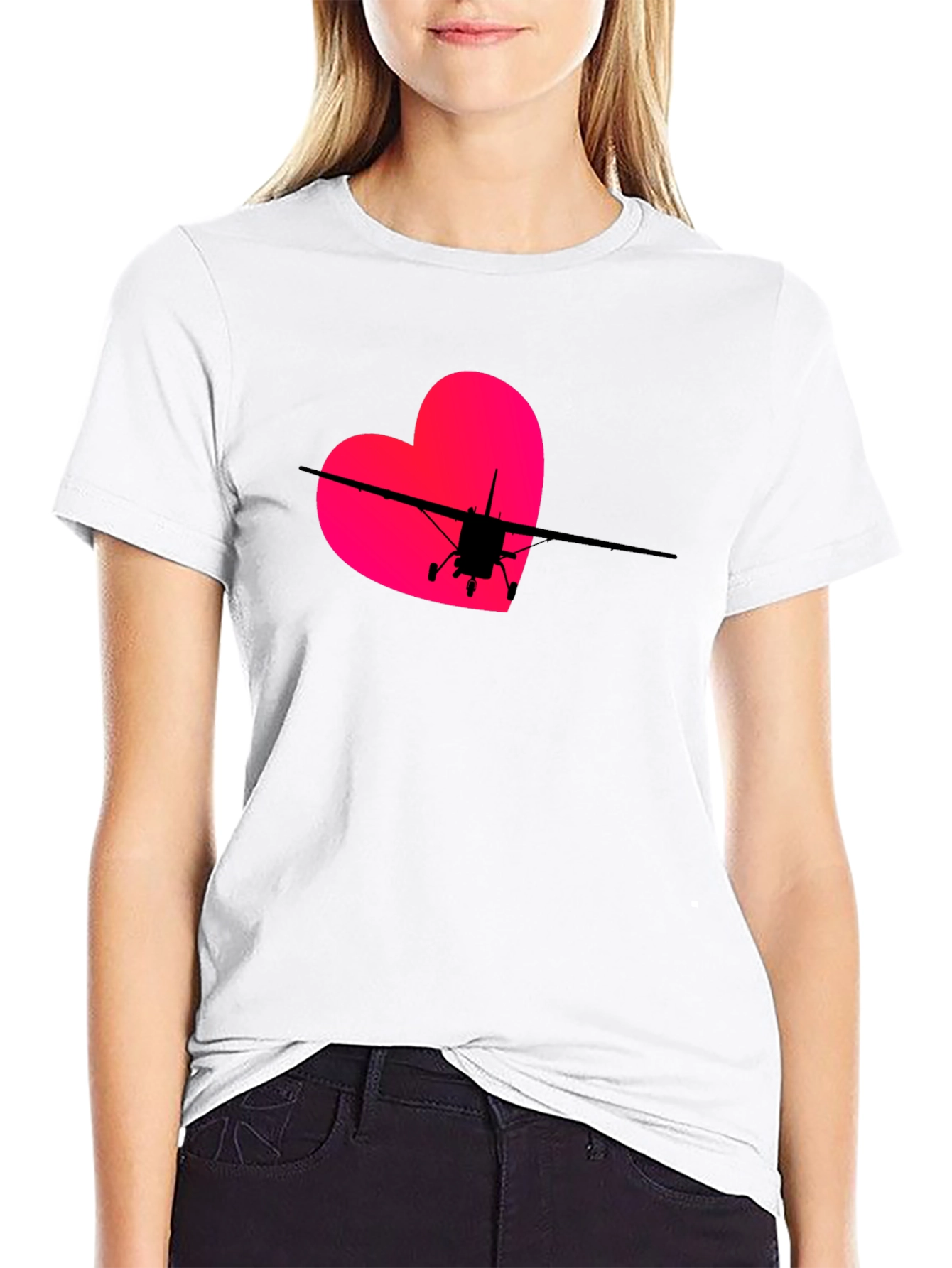 Pilot Heart T-Shirt - Aviation Love