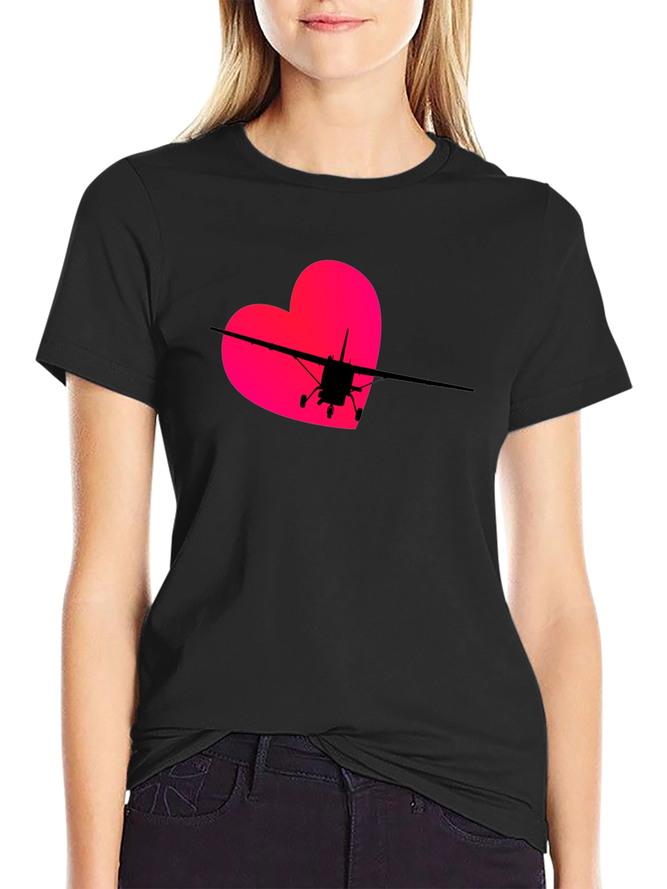 Pilot Heart T-Shirt - Aviation Love