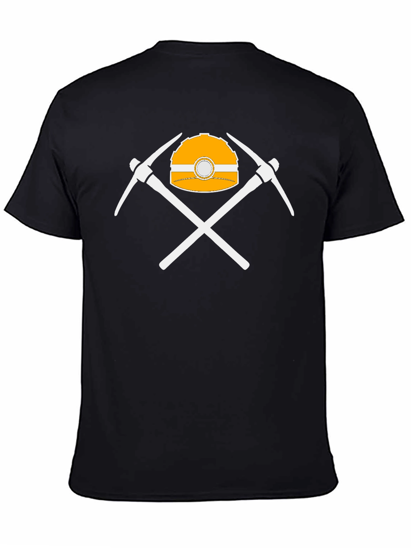 Miners Helmet & Pickaxes Graphic T-Shirt