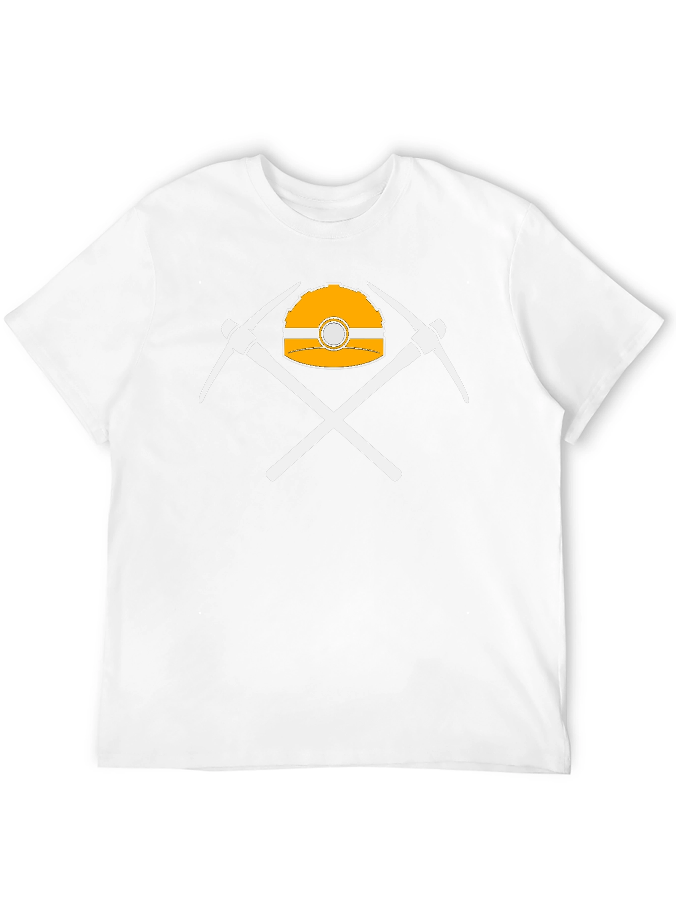Miners Helmet & Pickaxes Graphic T-Shirt