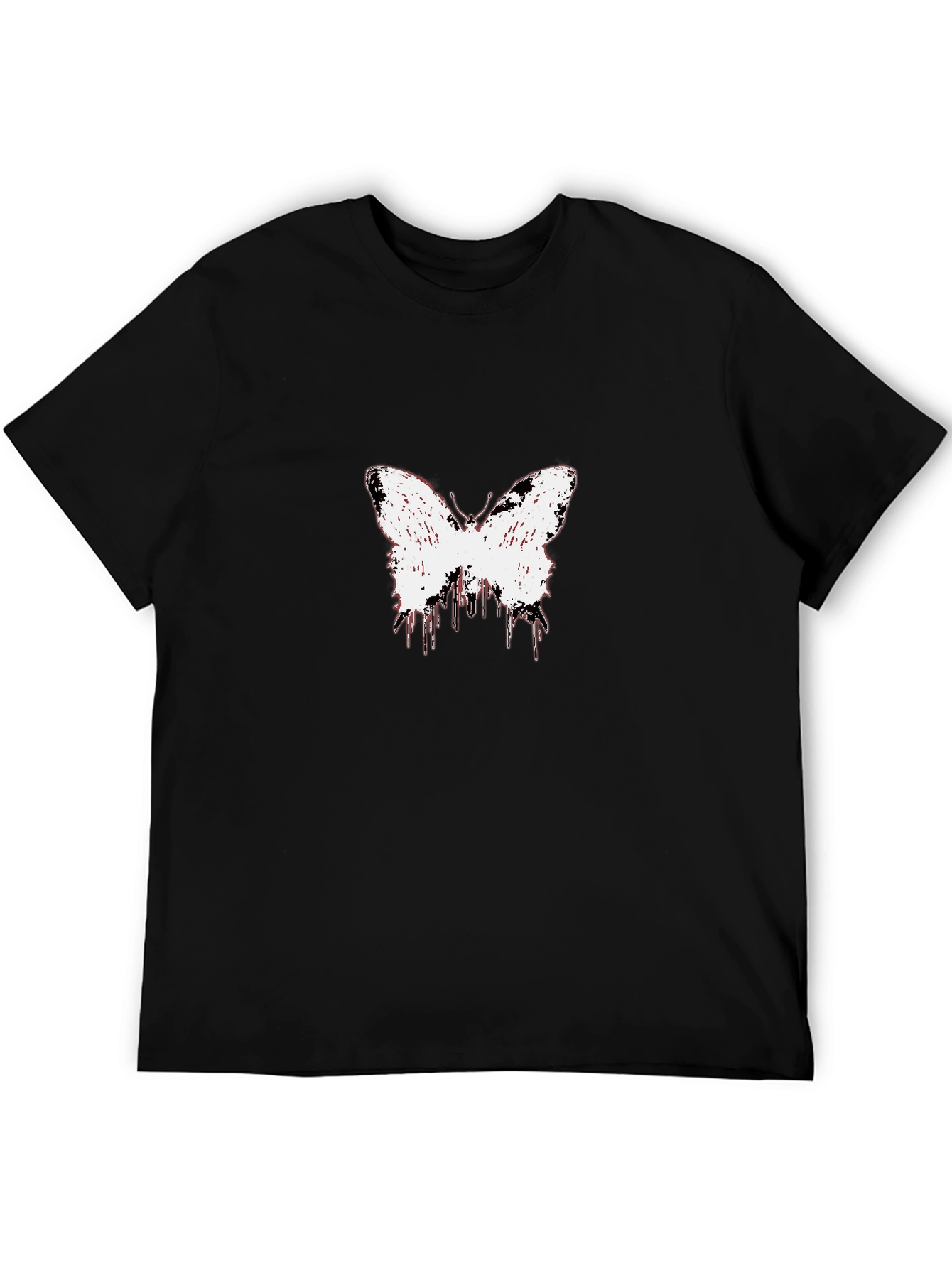 Butterfly Graphic Black T-Shirt