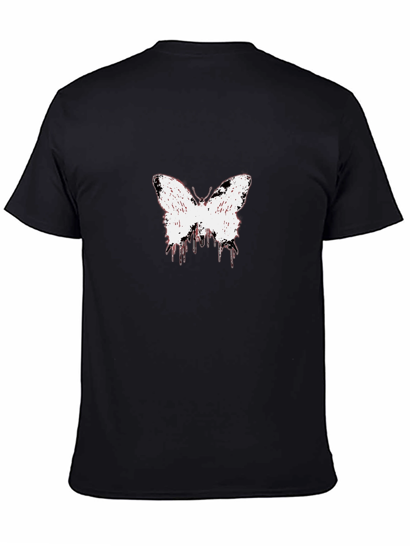 Butterfly Graphic Black T-Shirt