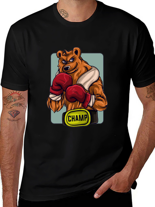 Boxing Bear Champ Graphic T-Shirt
