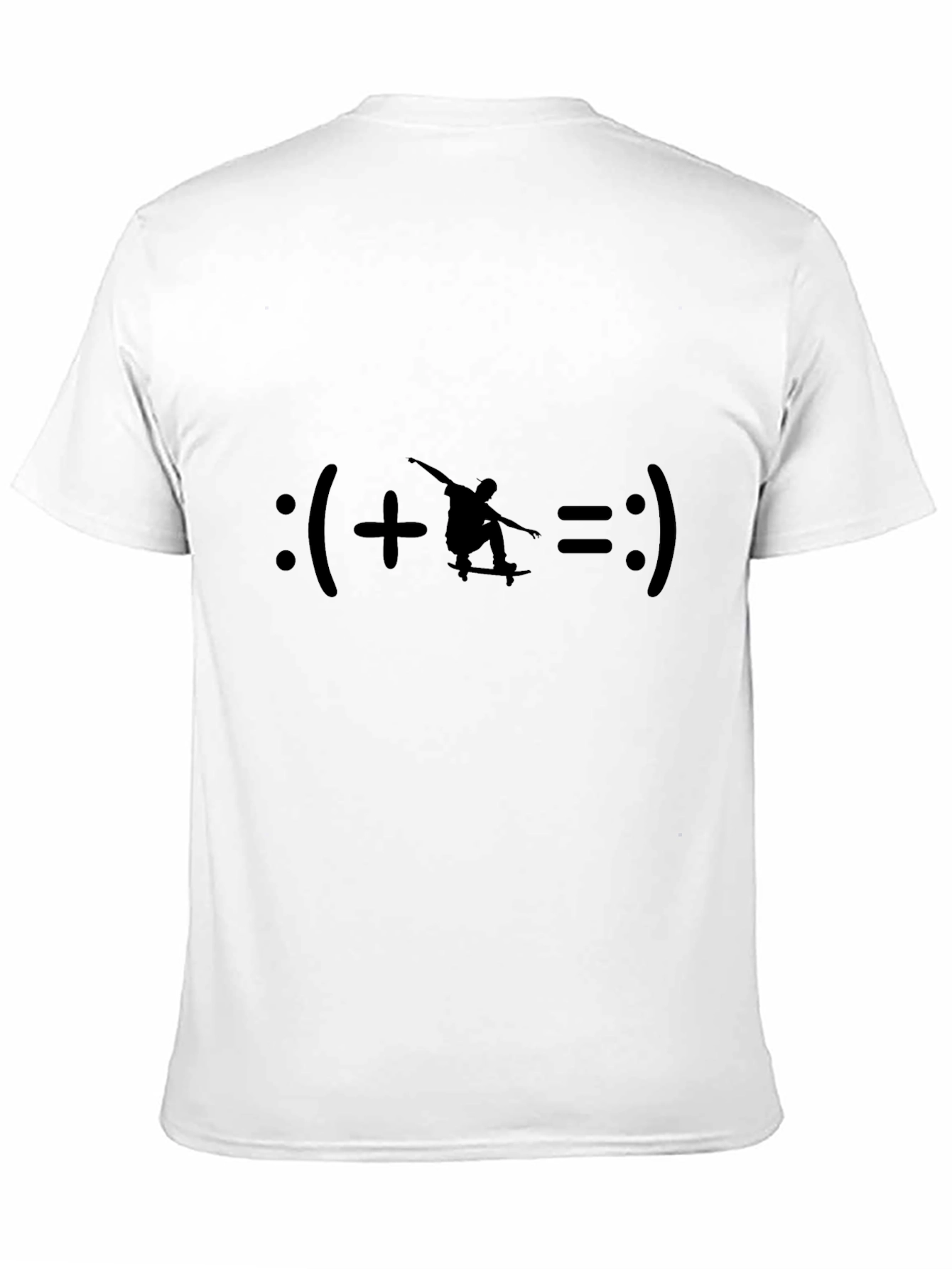 Skateboarder Equation Graphic T-Shirt