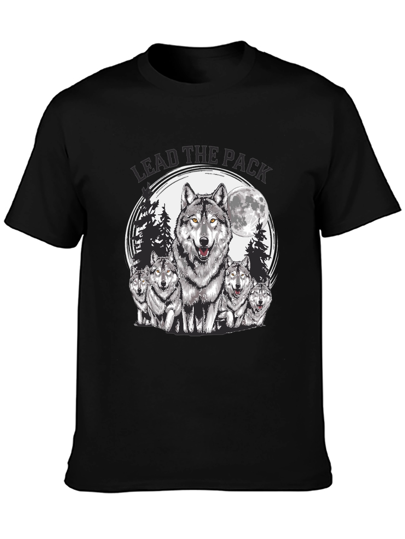 Lead the Pack Wolf Graphic T-Shirt