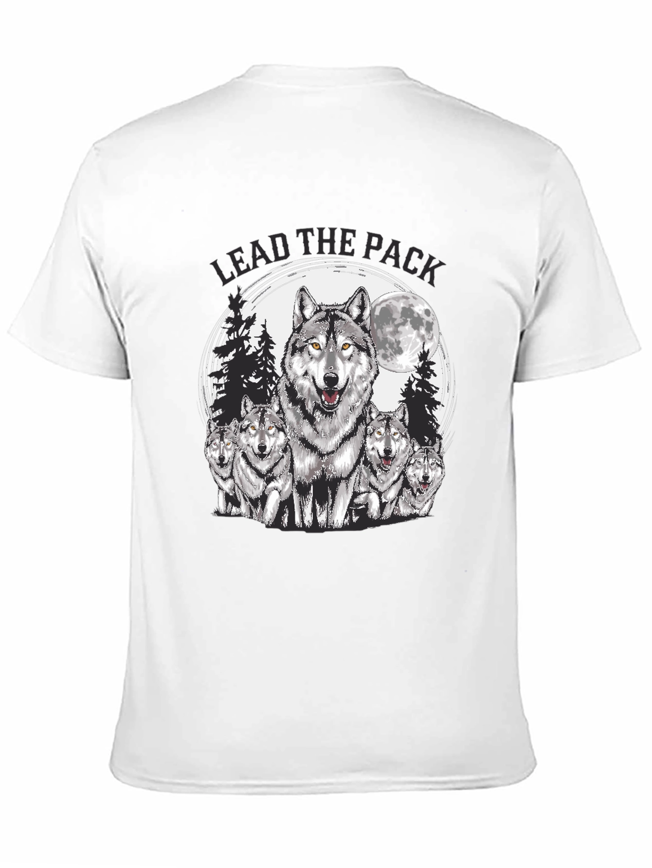 Lead the Pack Wolf Graphic T-Shirt