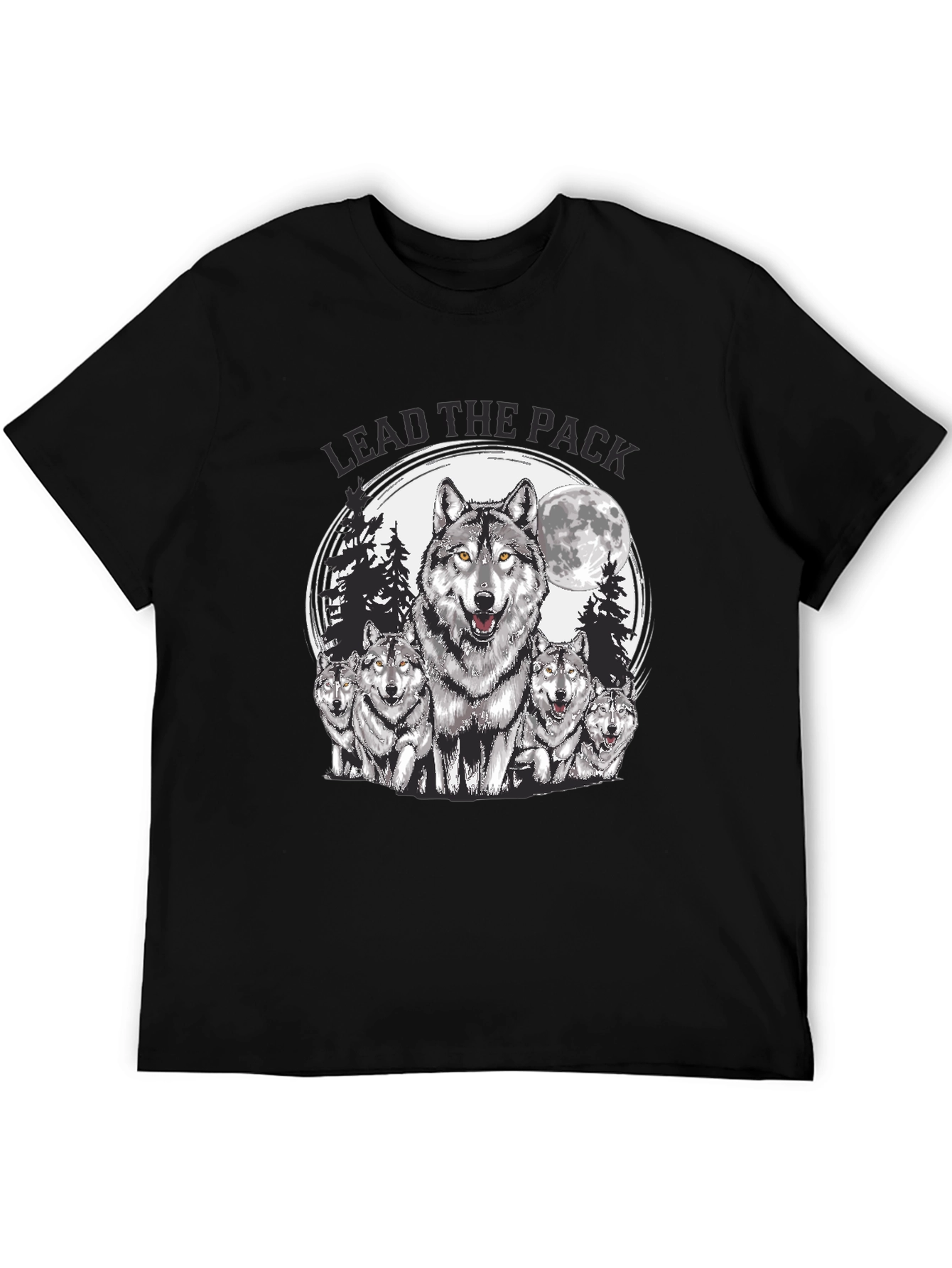 Lead the Pack Wolf Graphic T-Shirt
